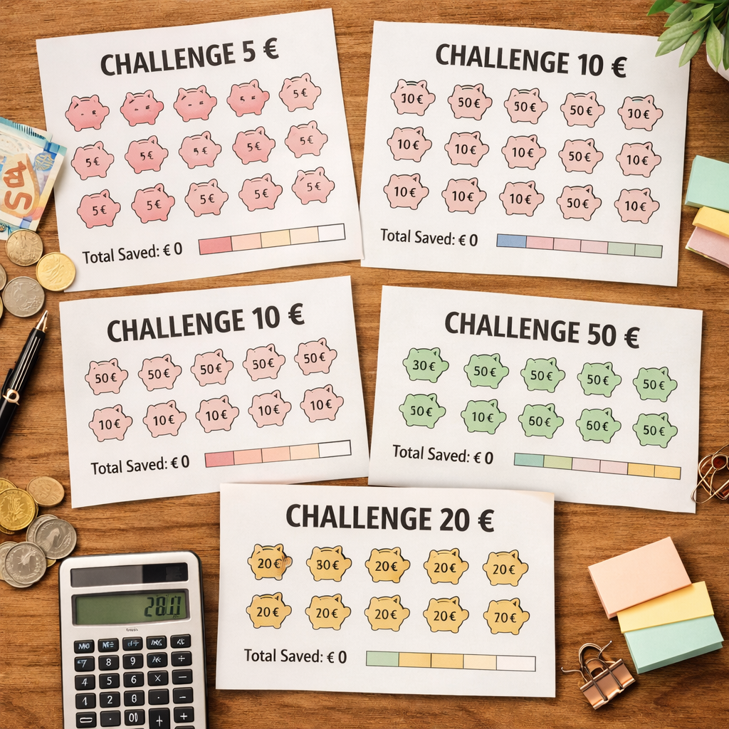 Les challenges pour économiser en t'amusant