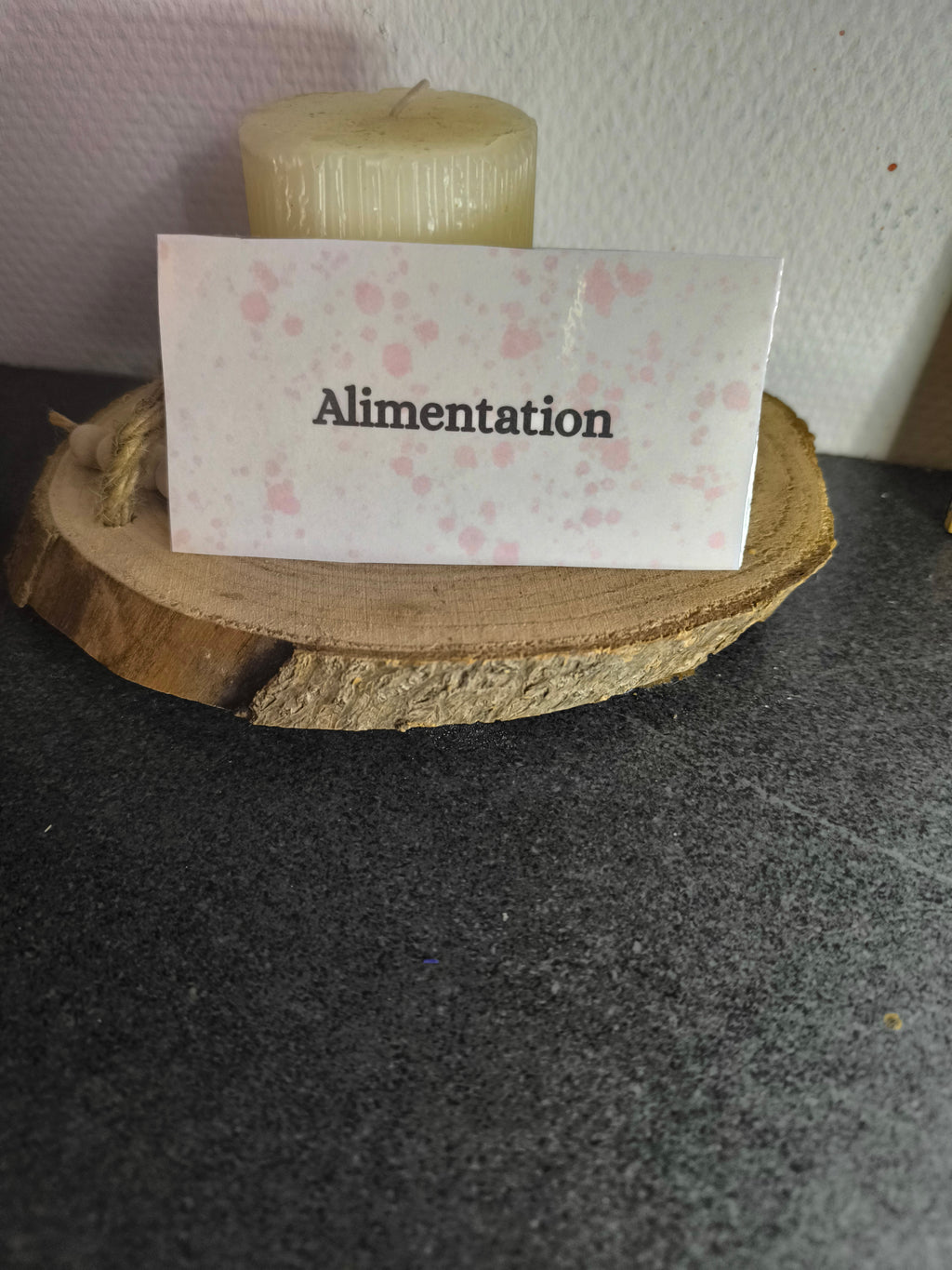 9 Fiches catégorie - enveloppes budget (point rose)