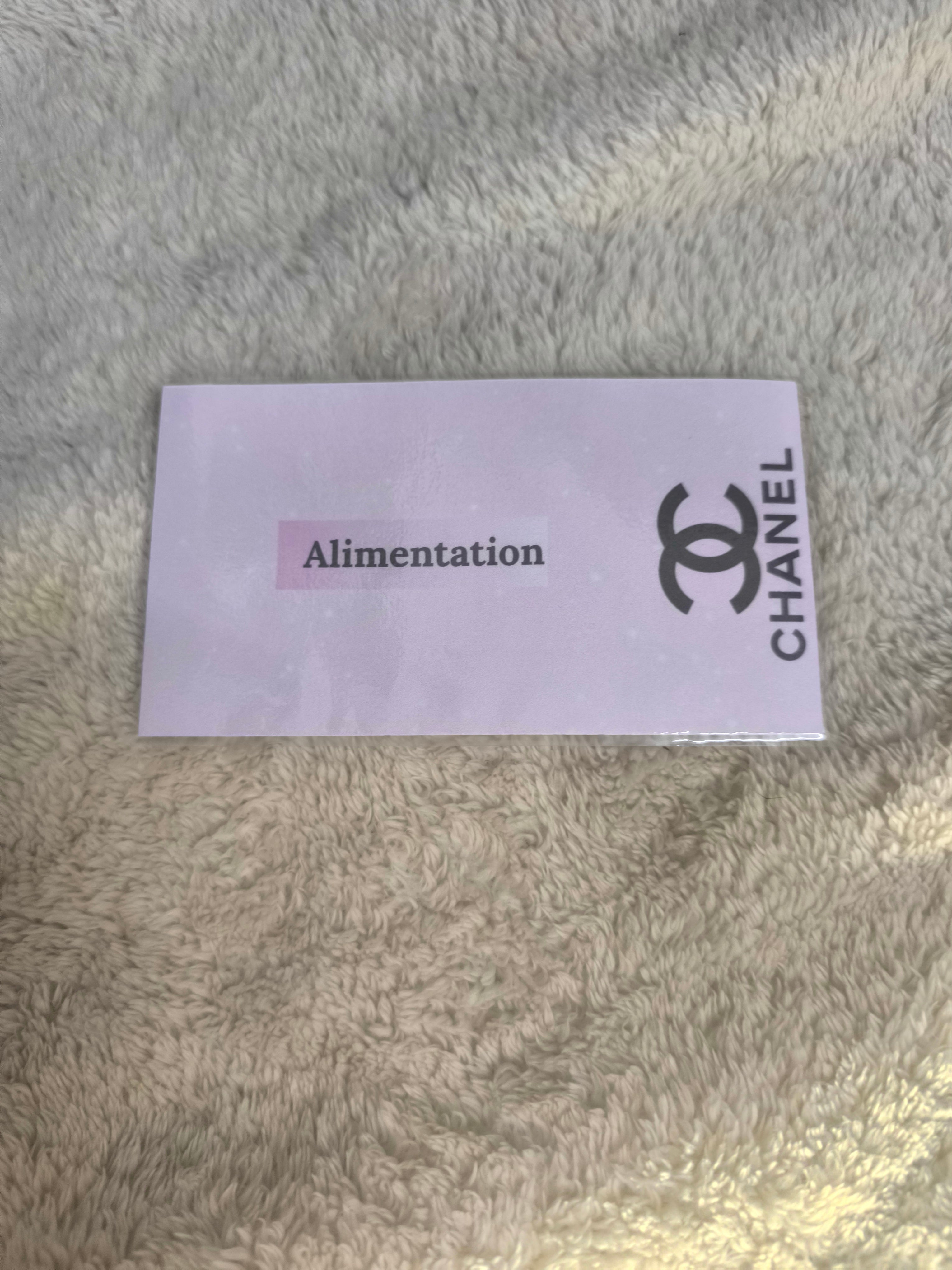 Fiches catégories enveloppes budget (chanel)