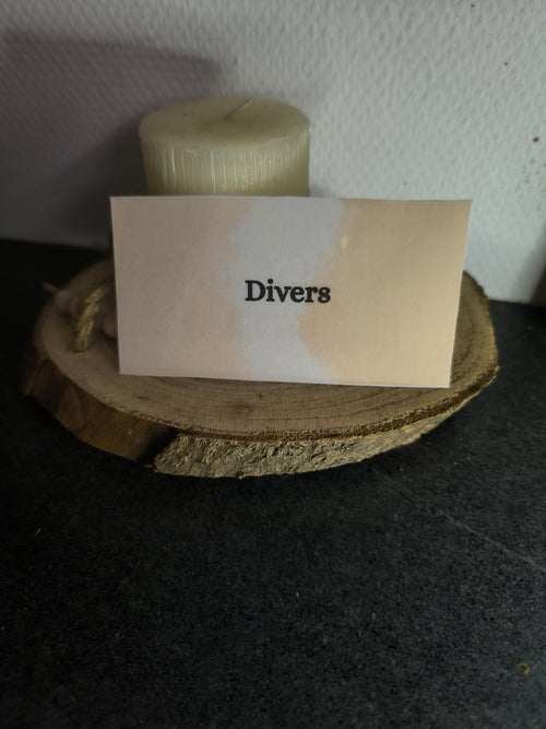 9 Fiches catégorie - enveloppe budget (beige)