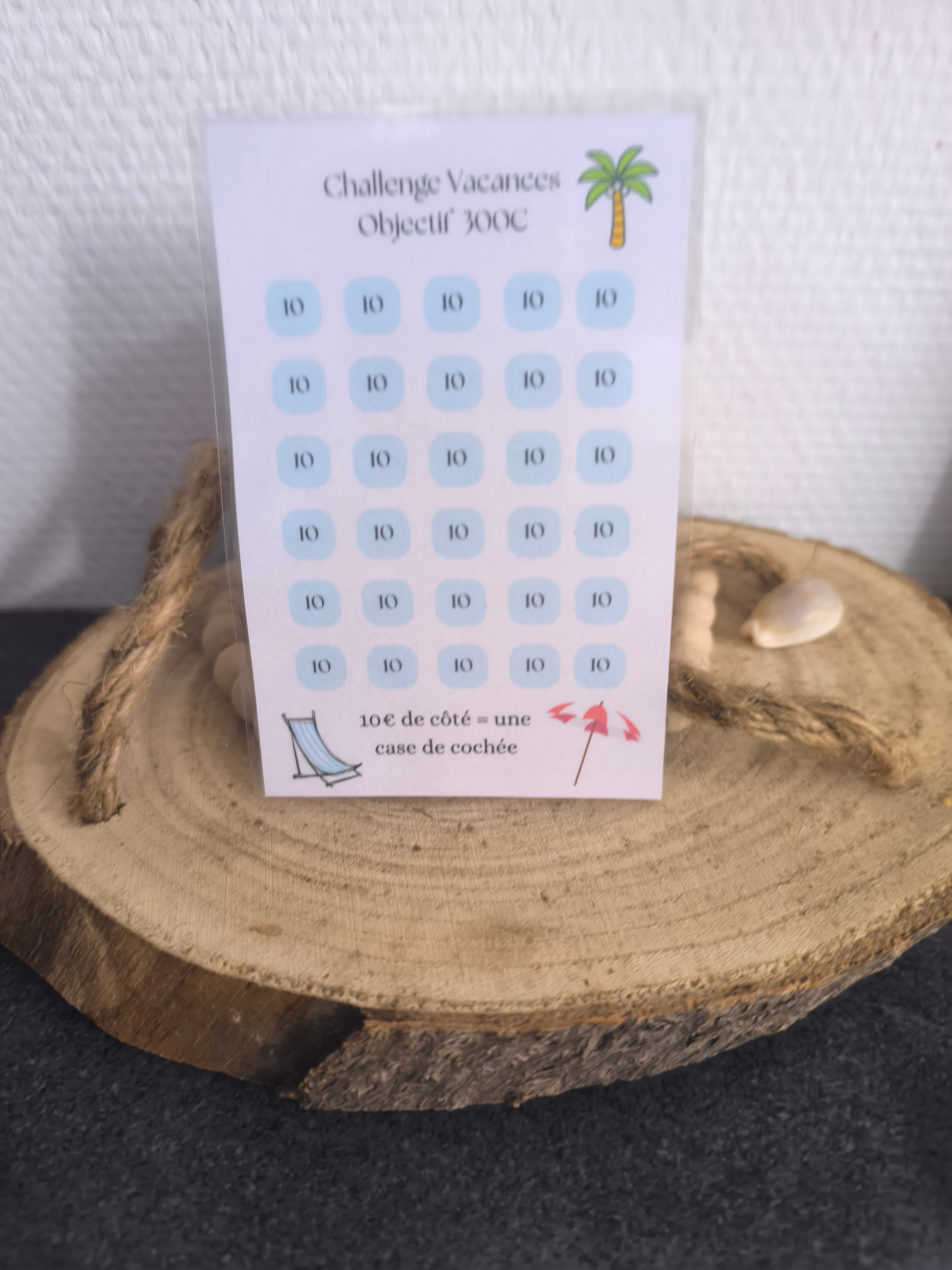 🌴 Challenge Épargne Vacances 200€ ou 300€