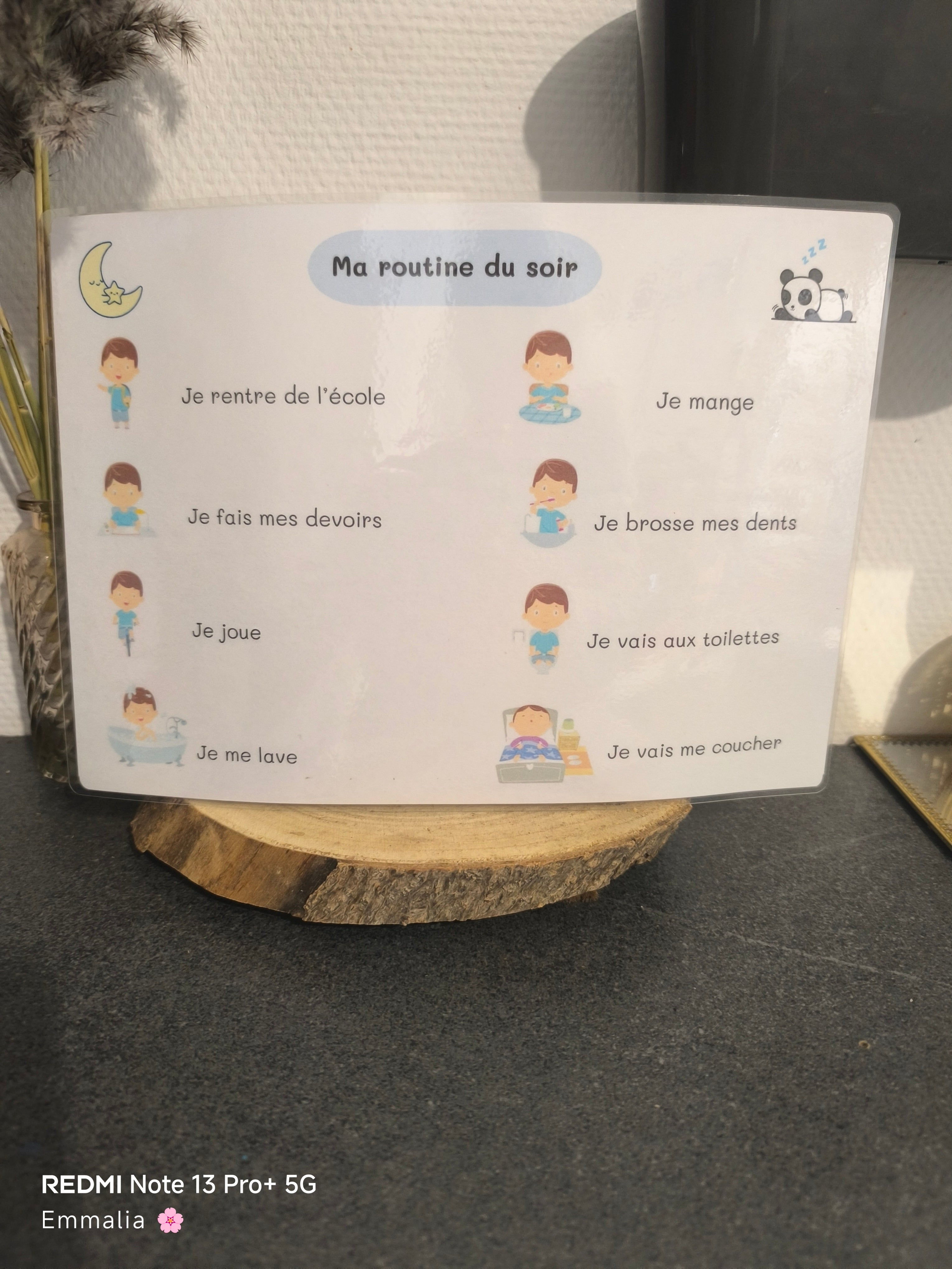 Fiche routine matin & soir