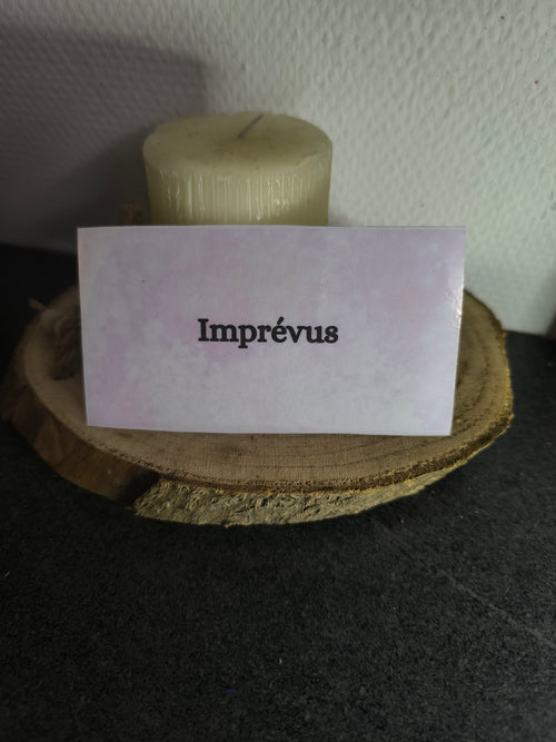 9 Fiches catégories enveloppes budget (rose)