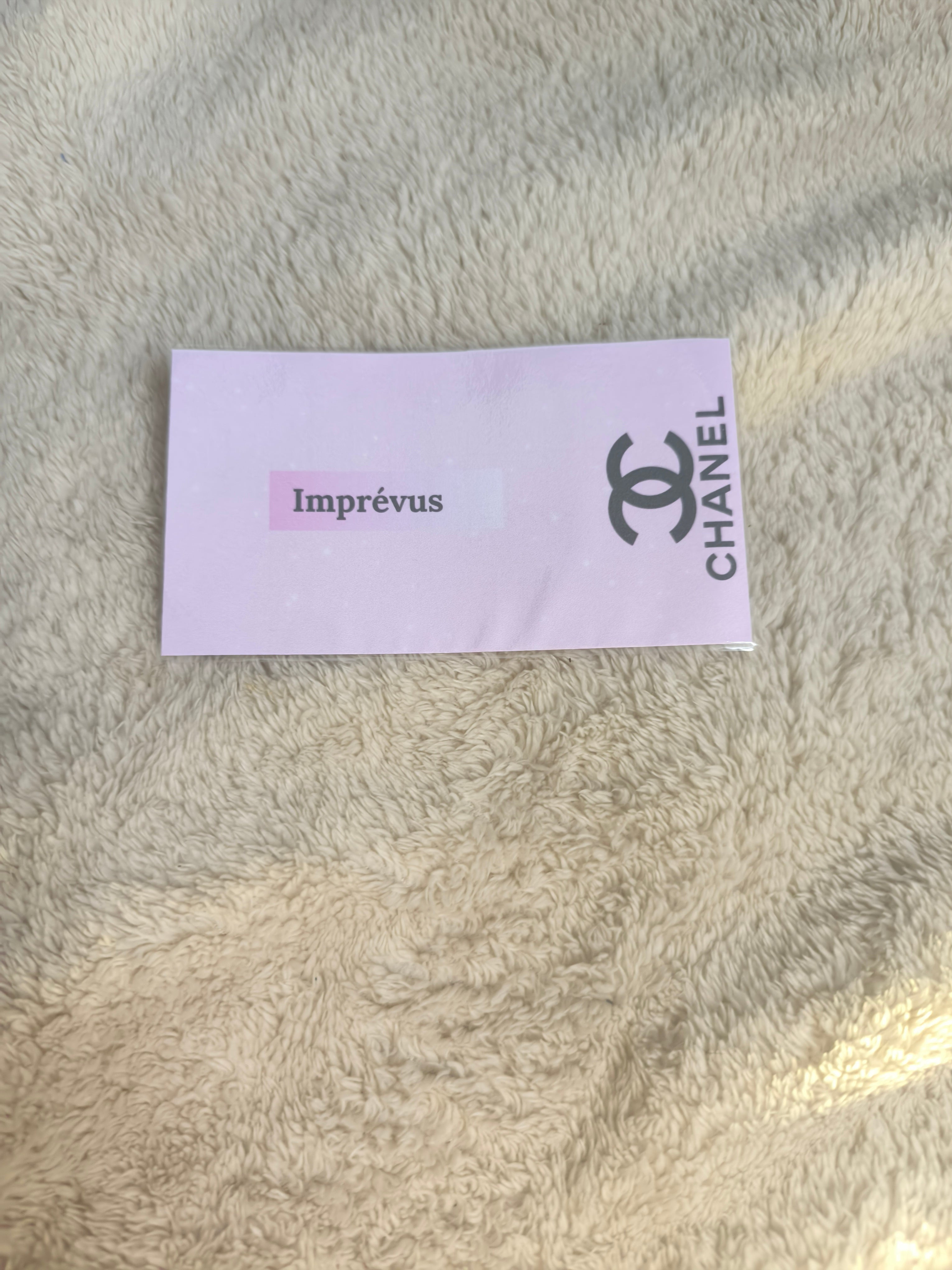 Fiches catégories enveloppes budget (chanel)