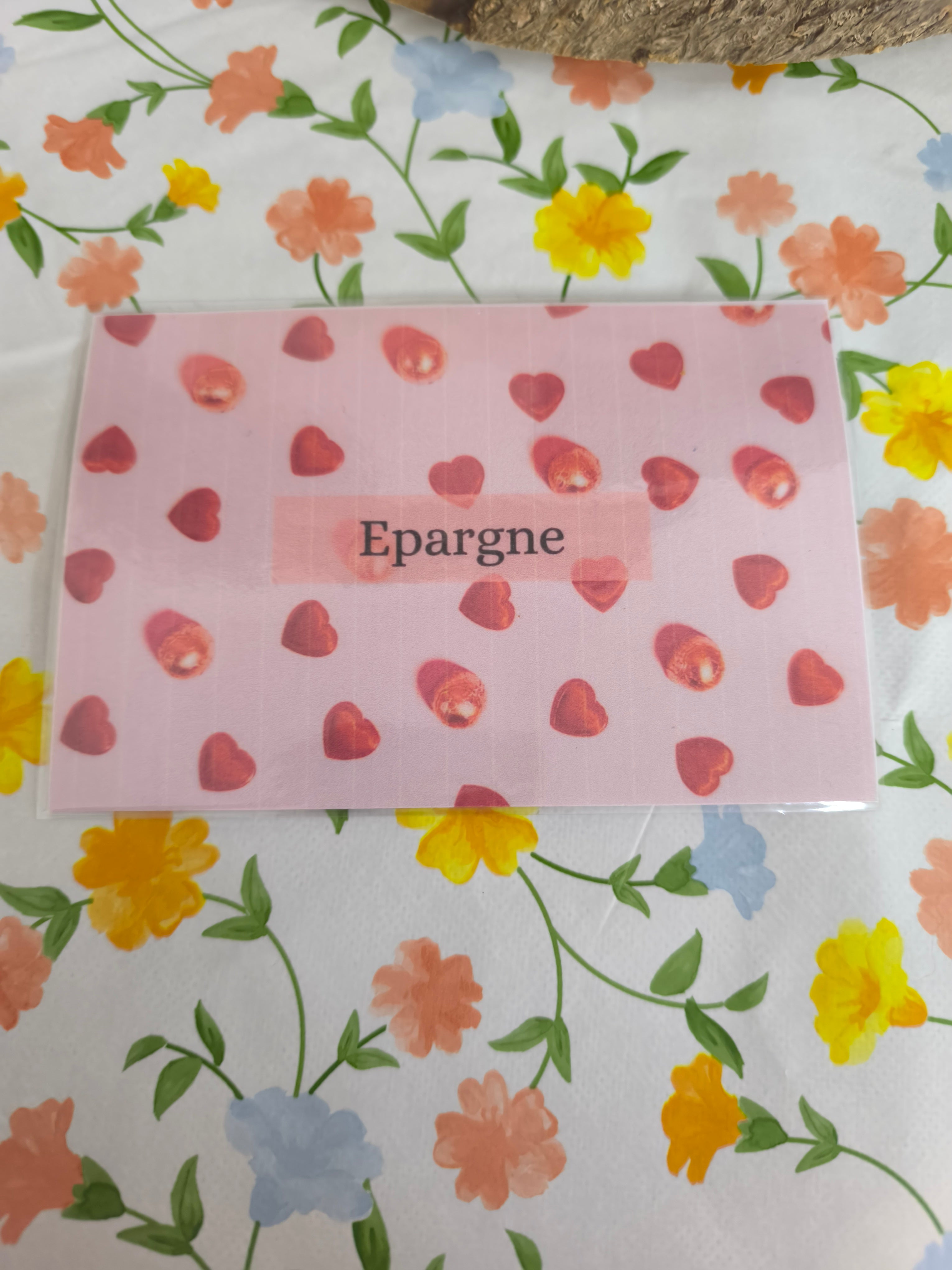 Fiches catégories enveloppes (coeur)