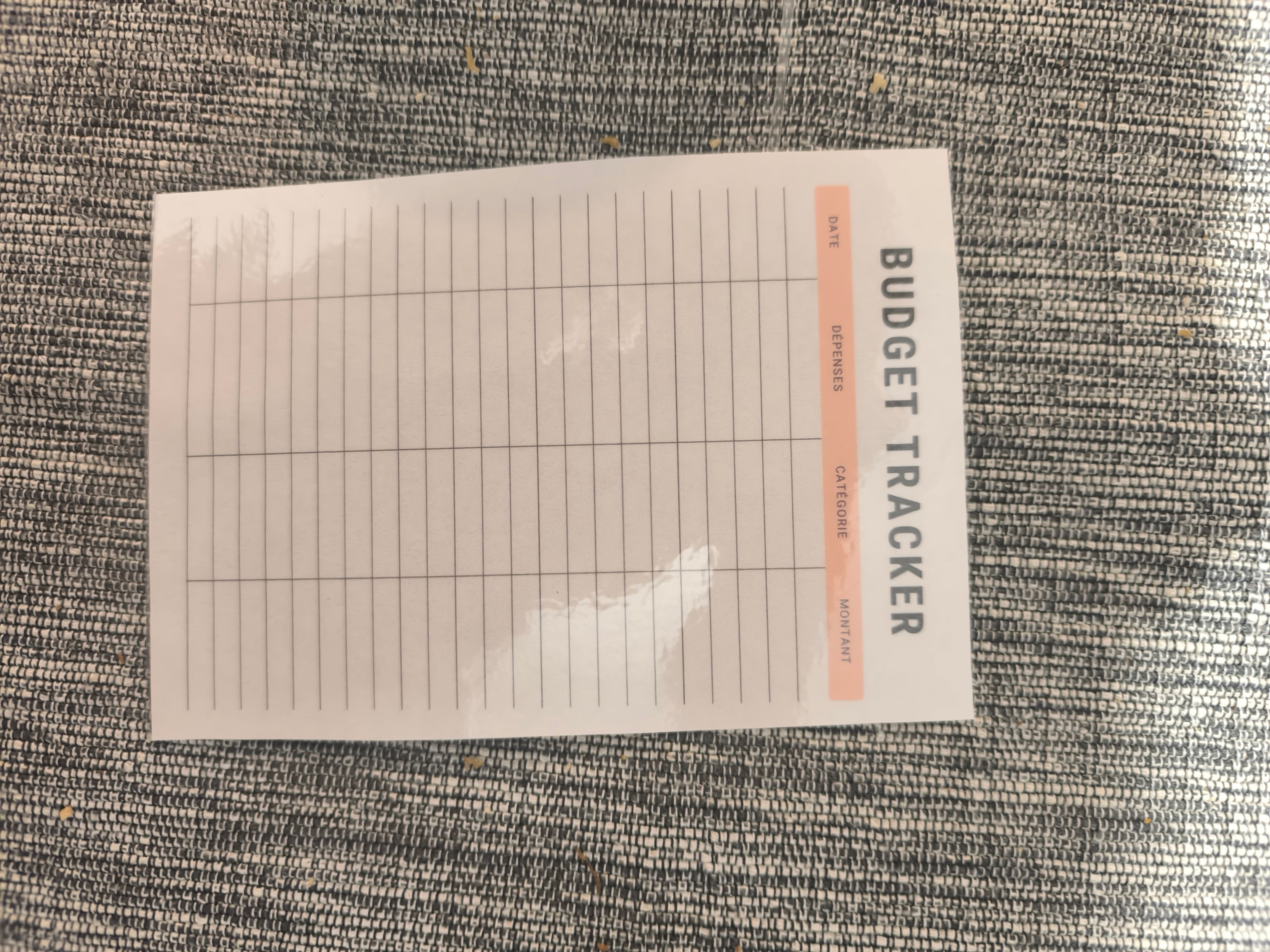 Tracker budget enveloppes