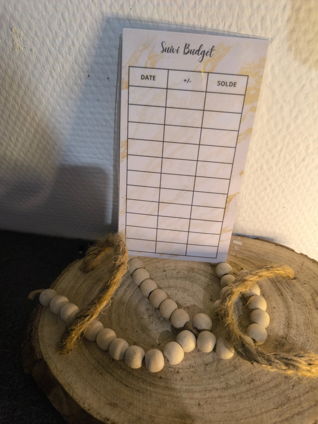 Fiche catégorie épargne - enveloppe budget