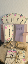 9 Fiches catégorie - enveloppes budget (fleur)