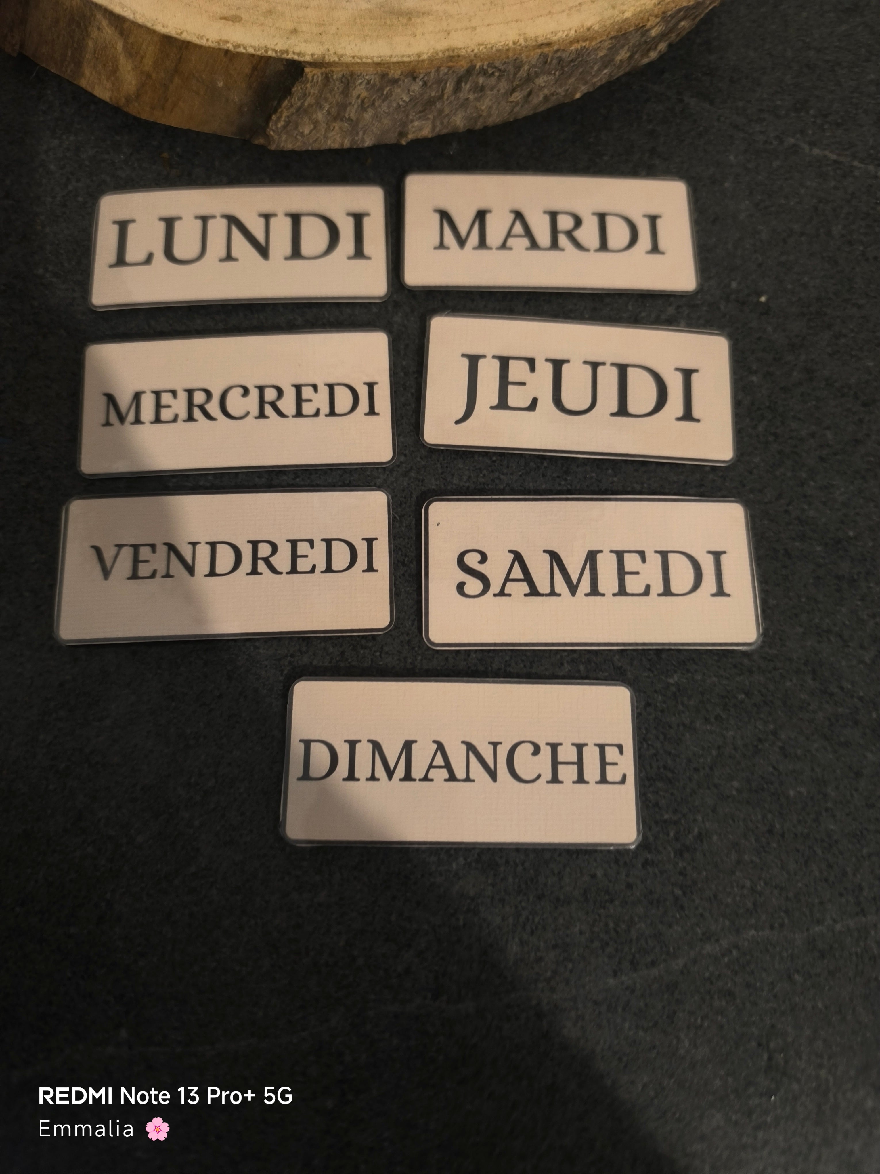 Ma fiche du jour