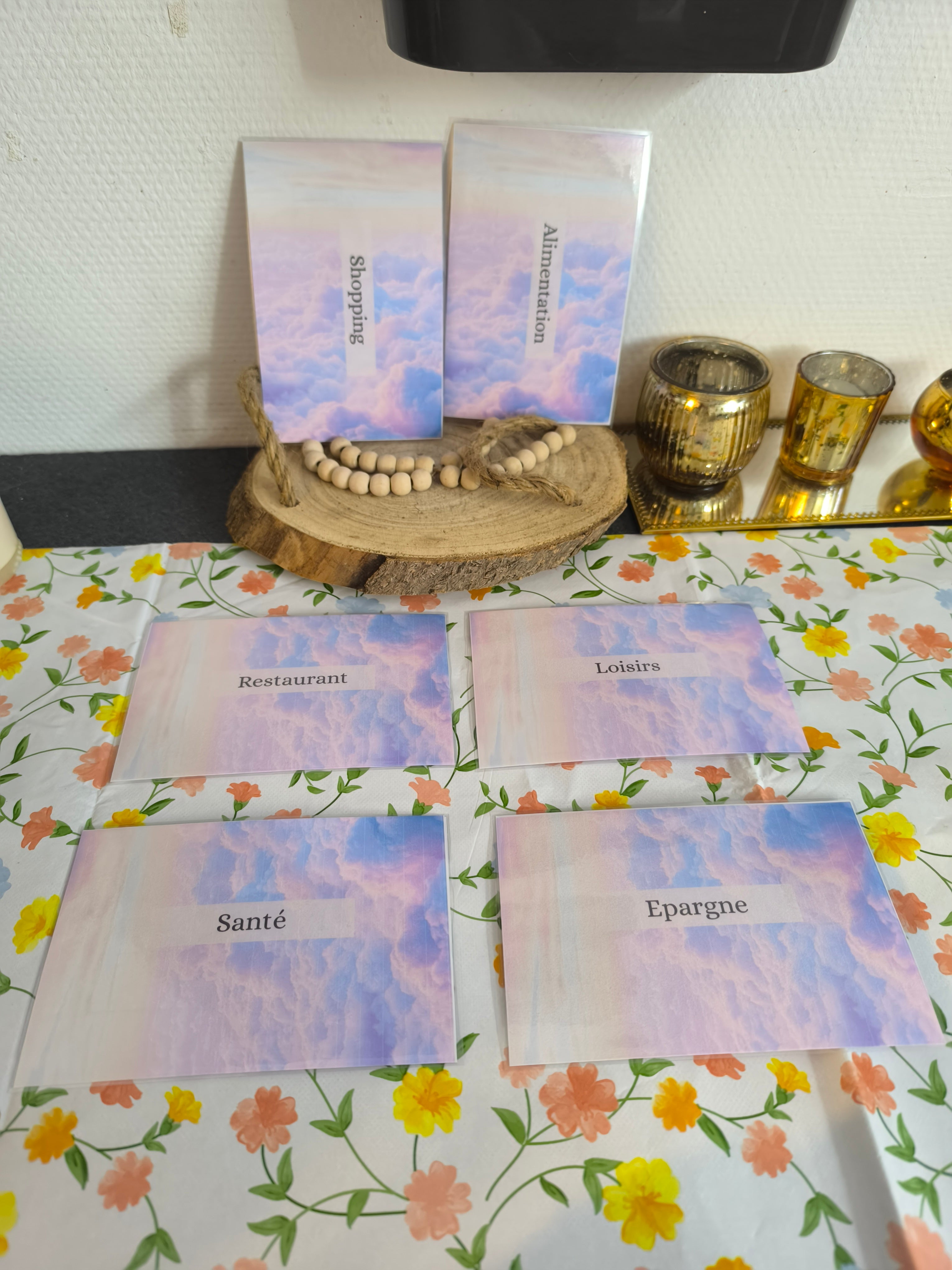 Fiches catégories enveloppes (nuage)