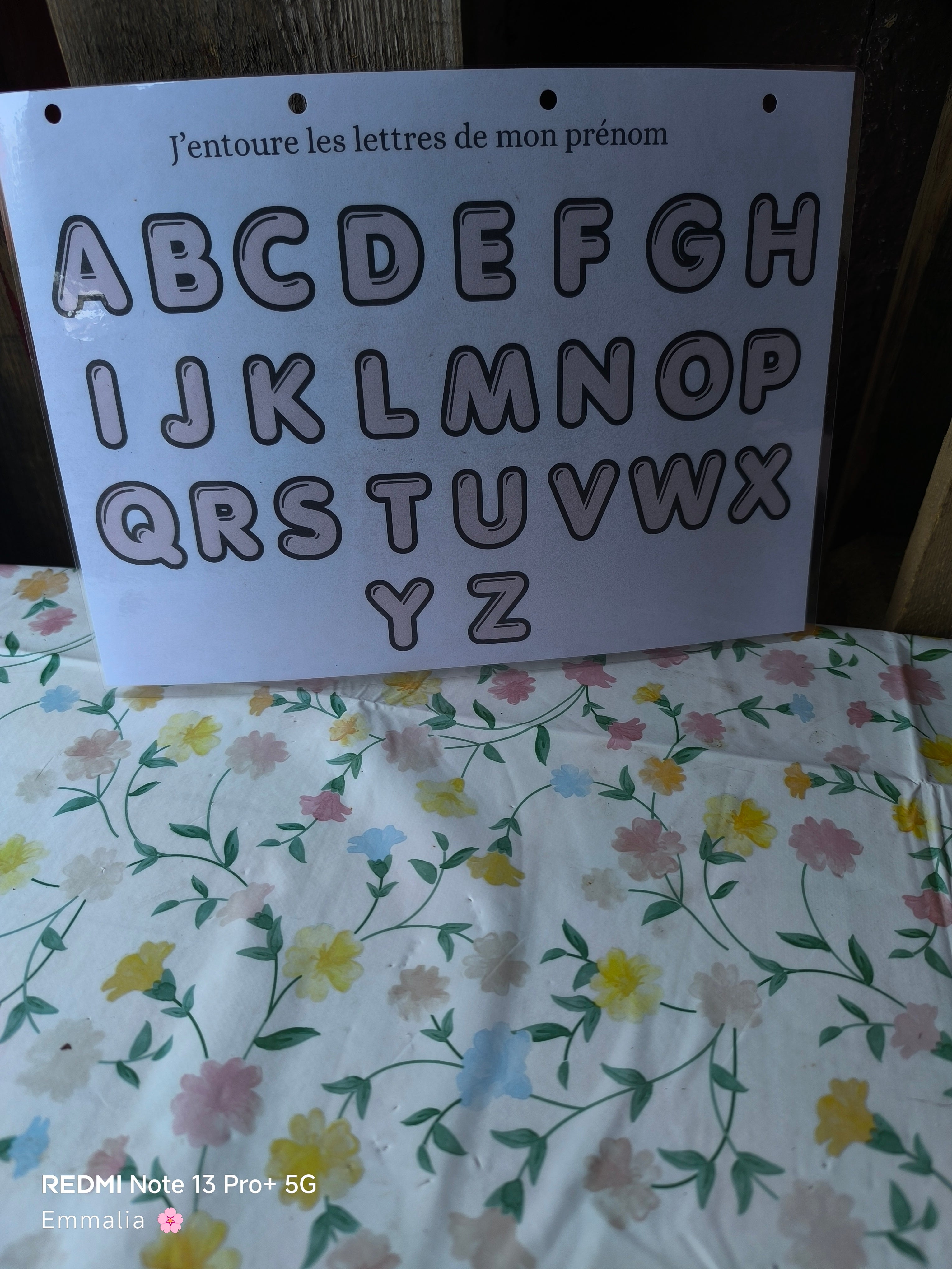 J'apprends mon prénom