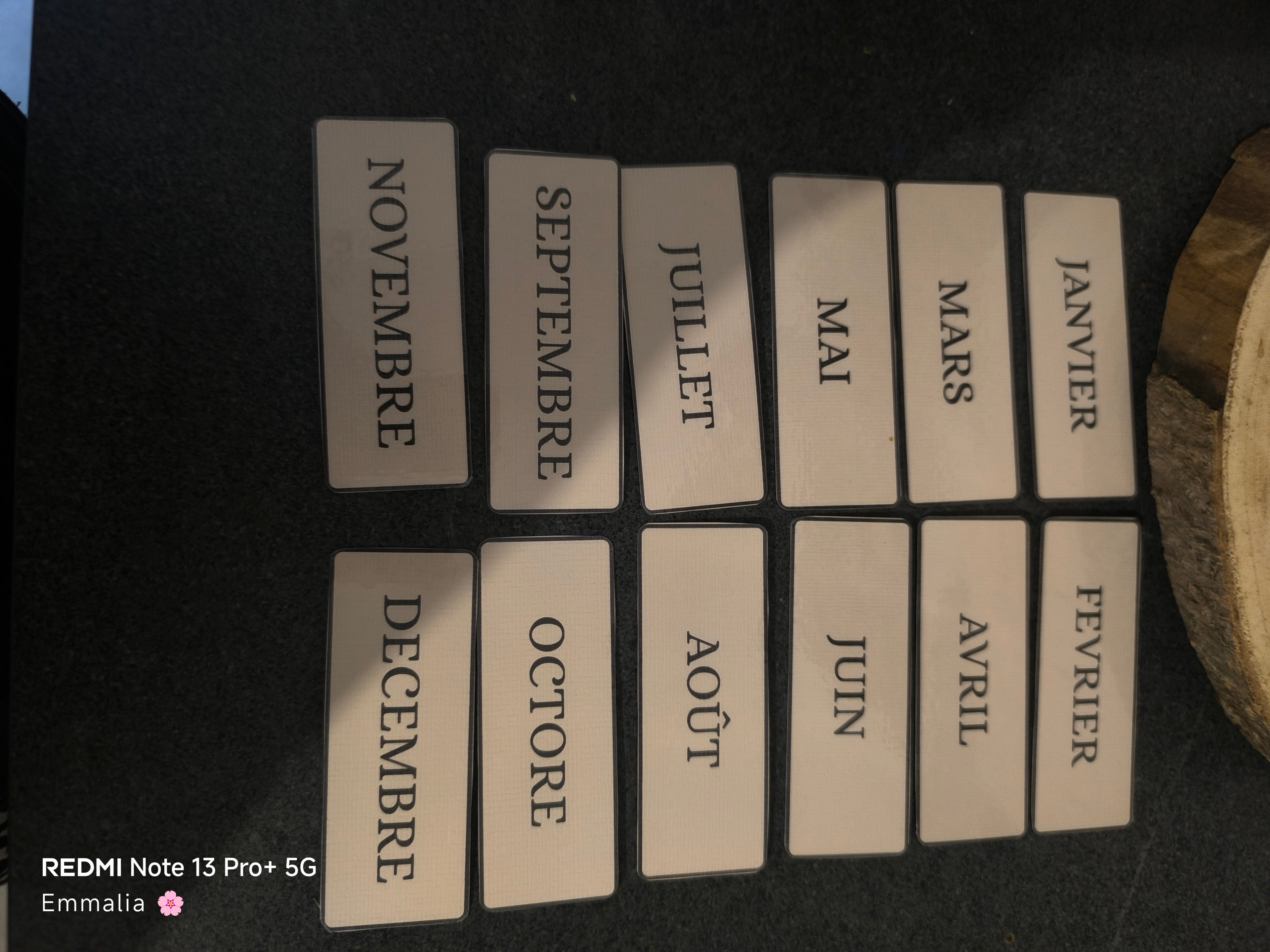 Ma fiche du jour