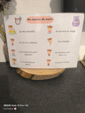 Fiche routine matin & soir