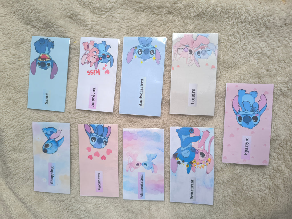 Fiches catégories enveloppes budget (stitch)