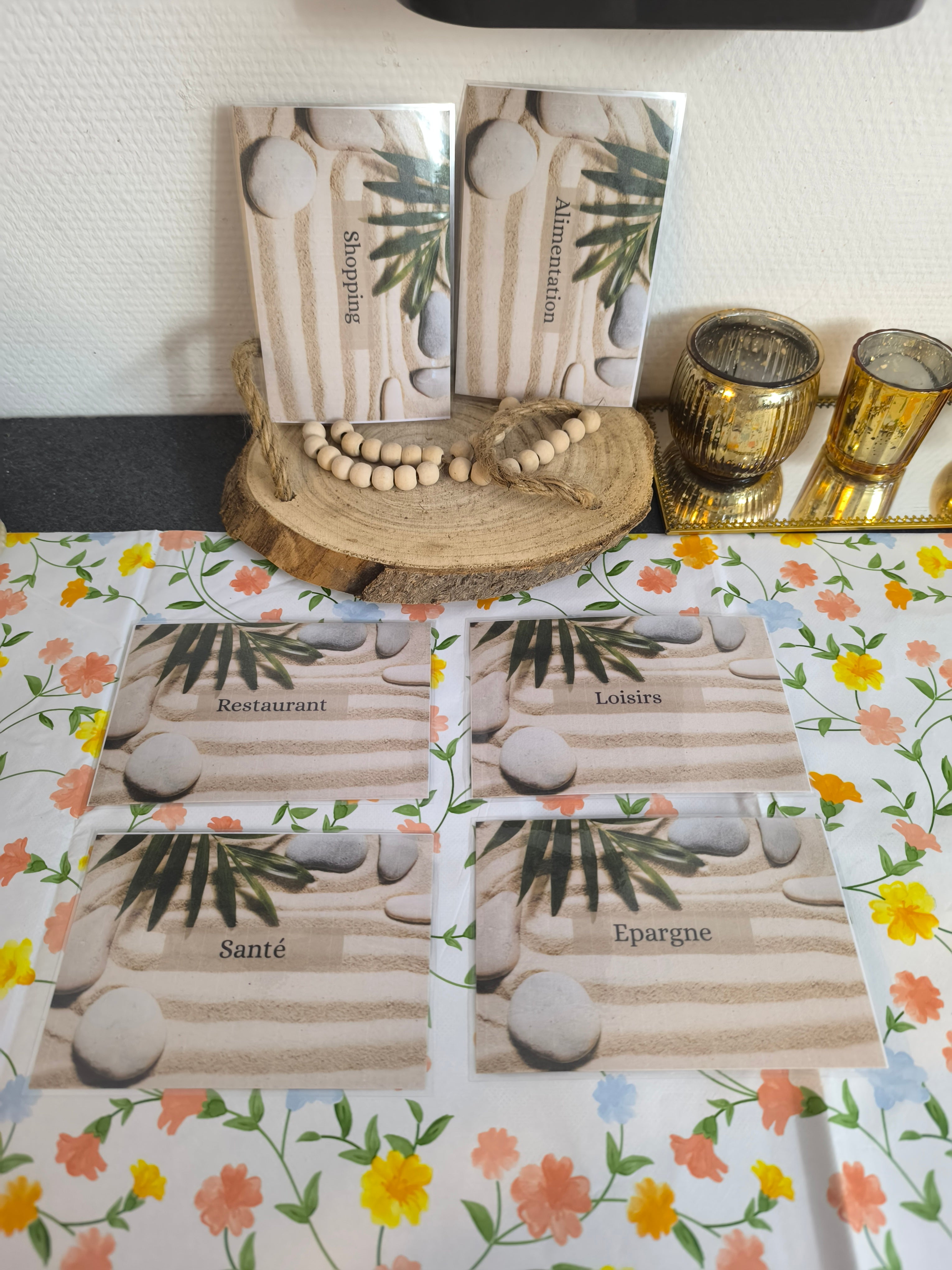 Fiches catégories enveloppes (zen)