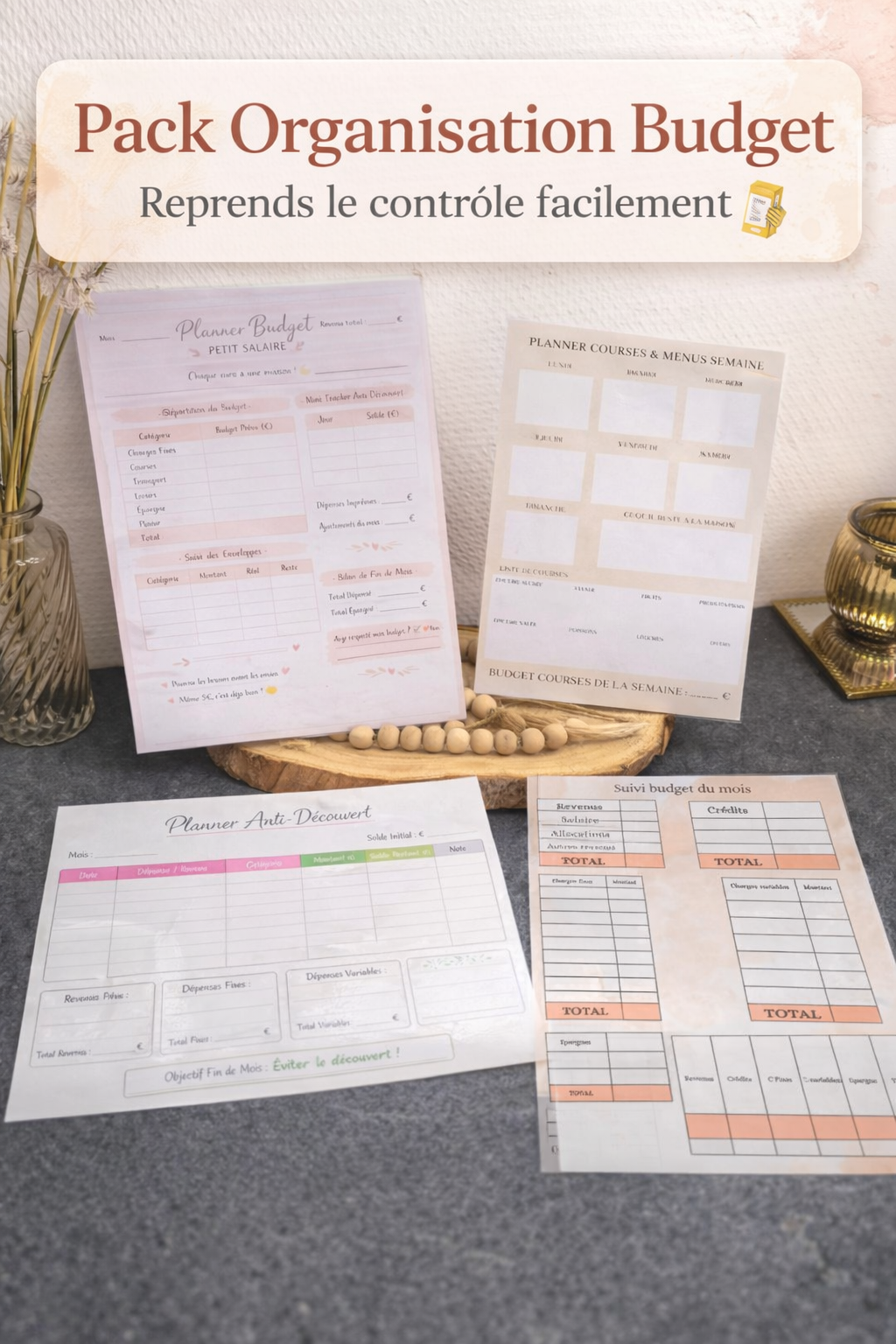 Pack Budget – Organisation complète 💸