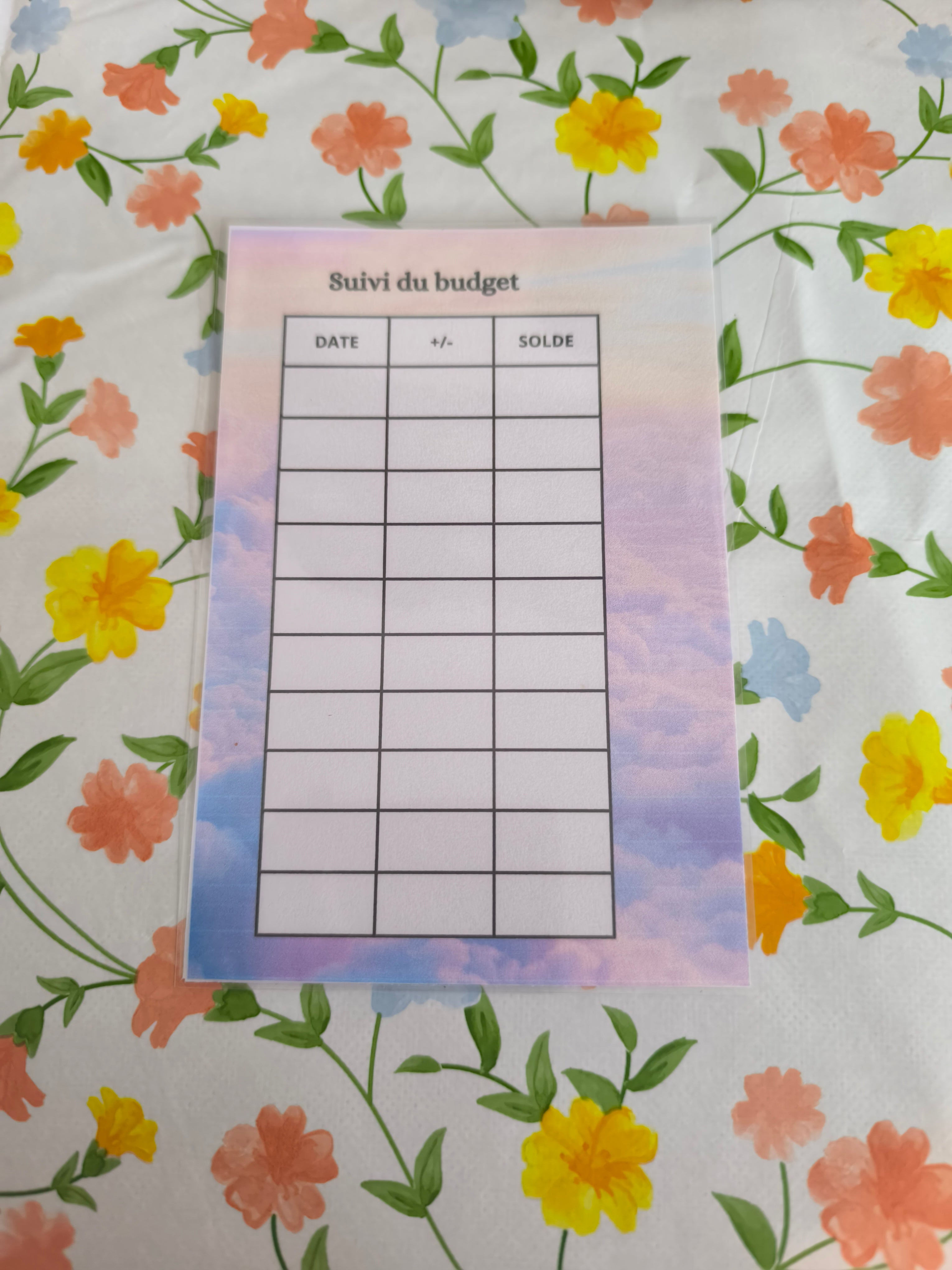 Fiches catégories enveloppes (nuage)