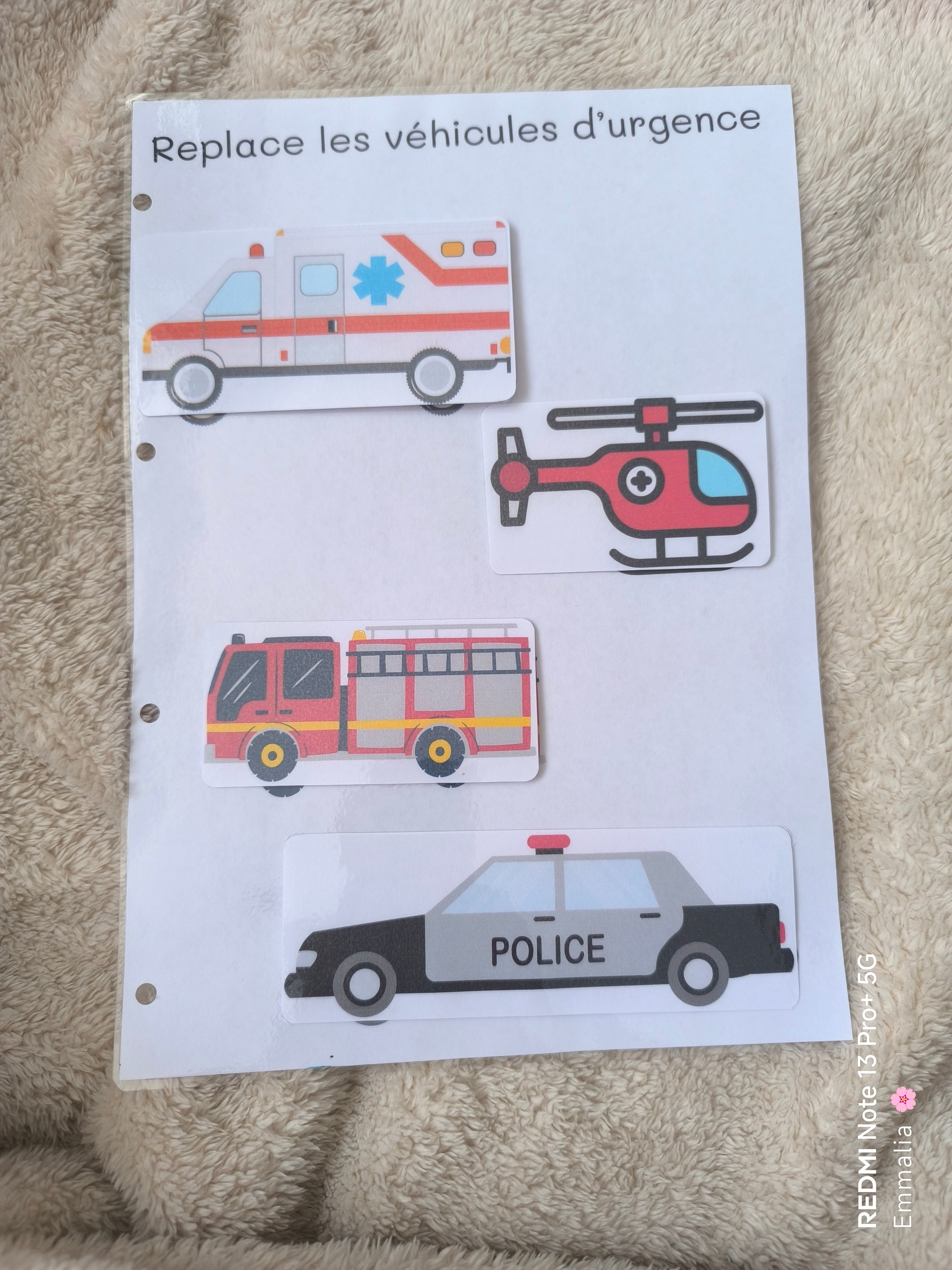 Les véhicules d'urgence
