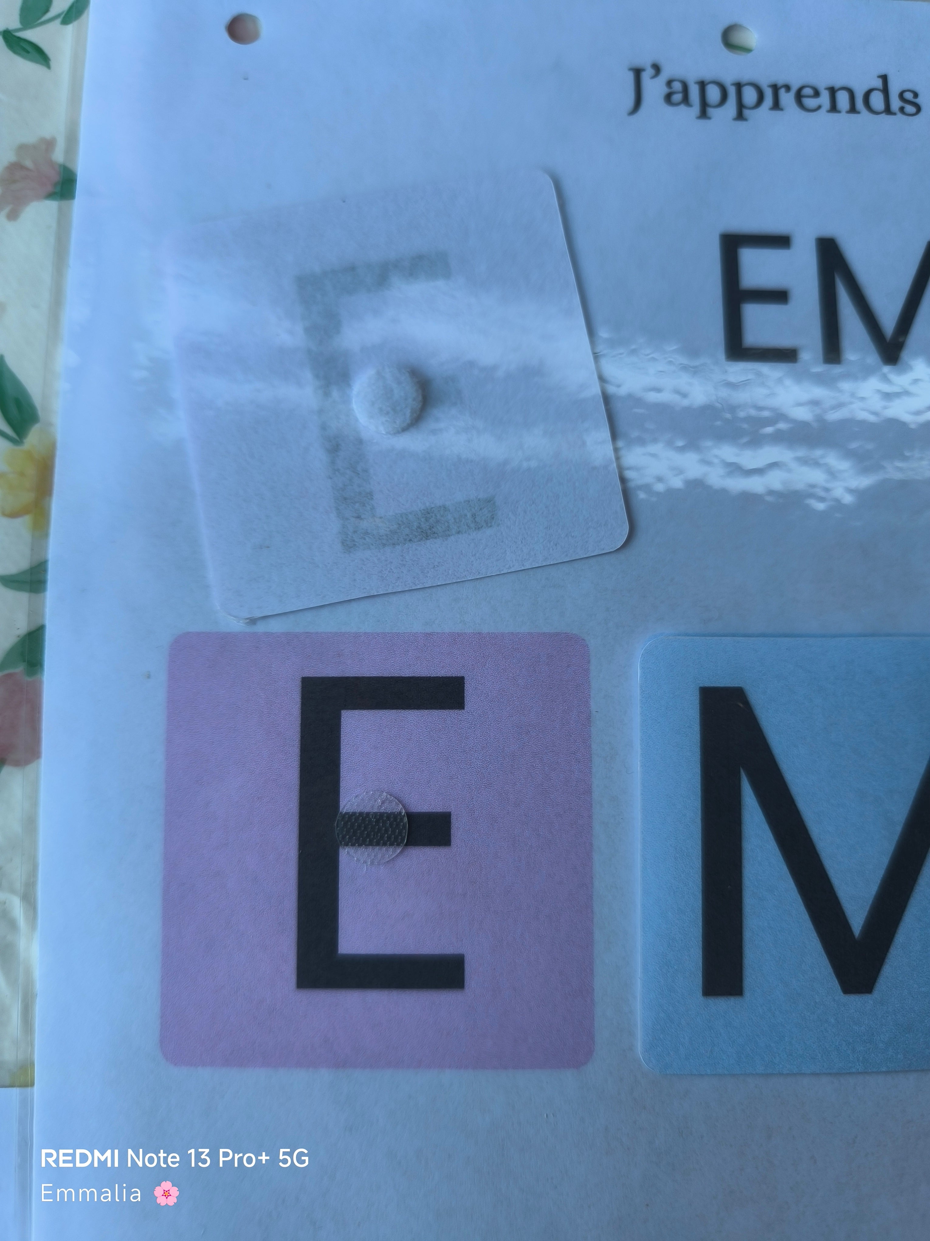 J'apprends mon prénom