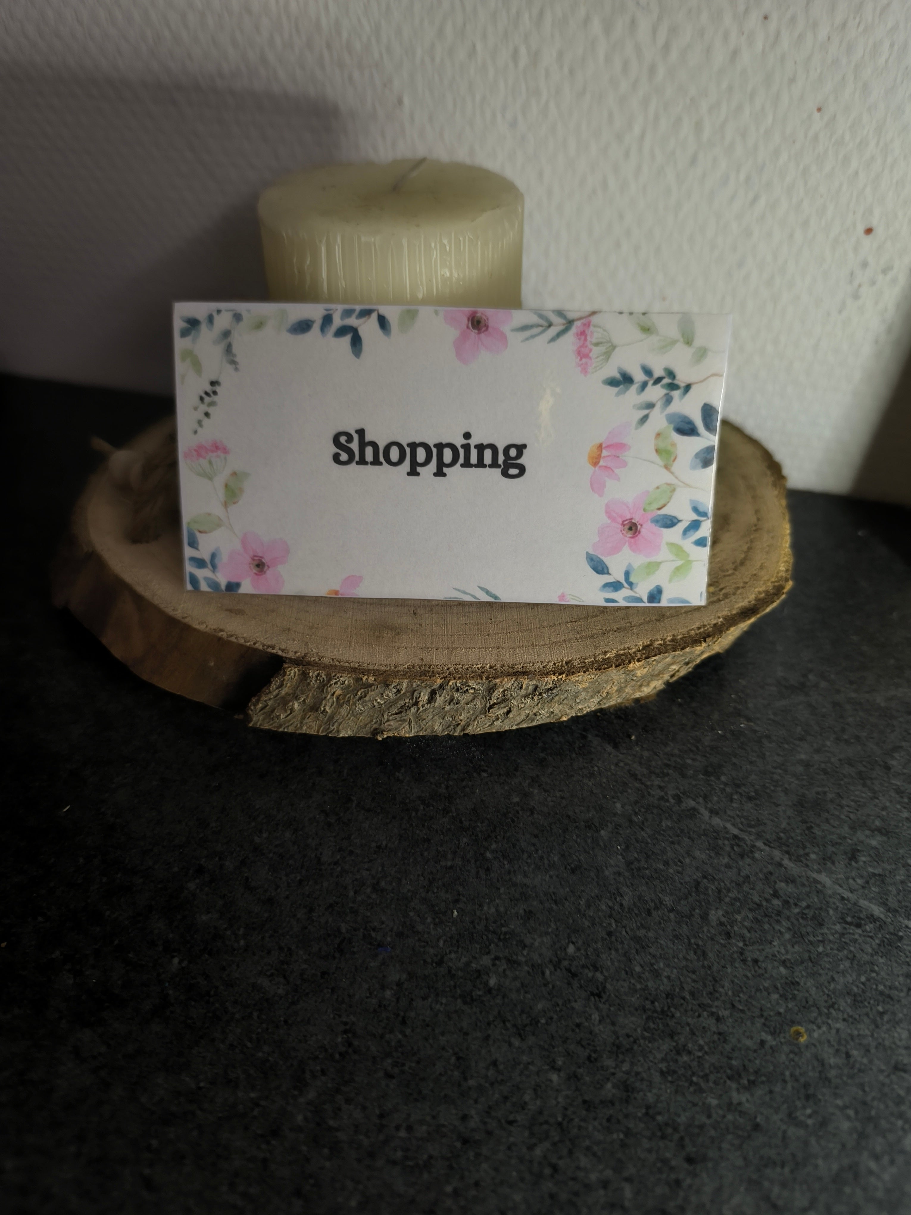 9 Fiches catégorie - enveloppes budget (fleur)