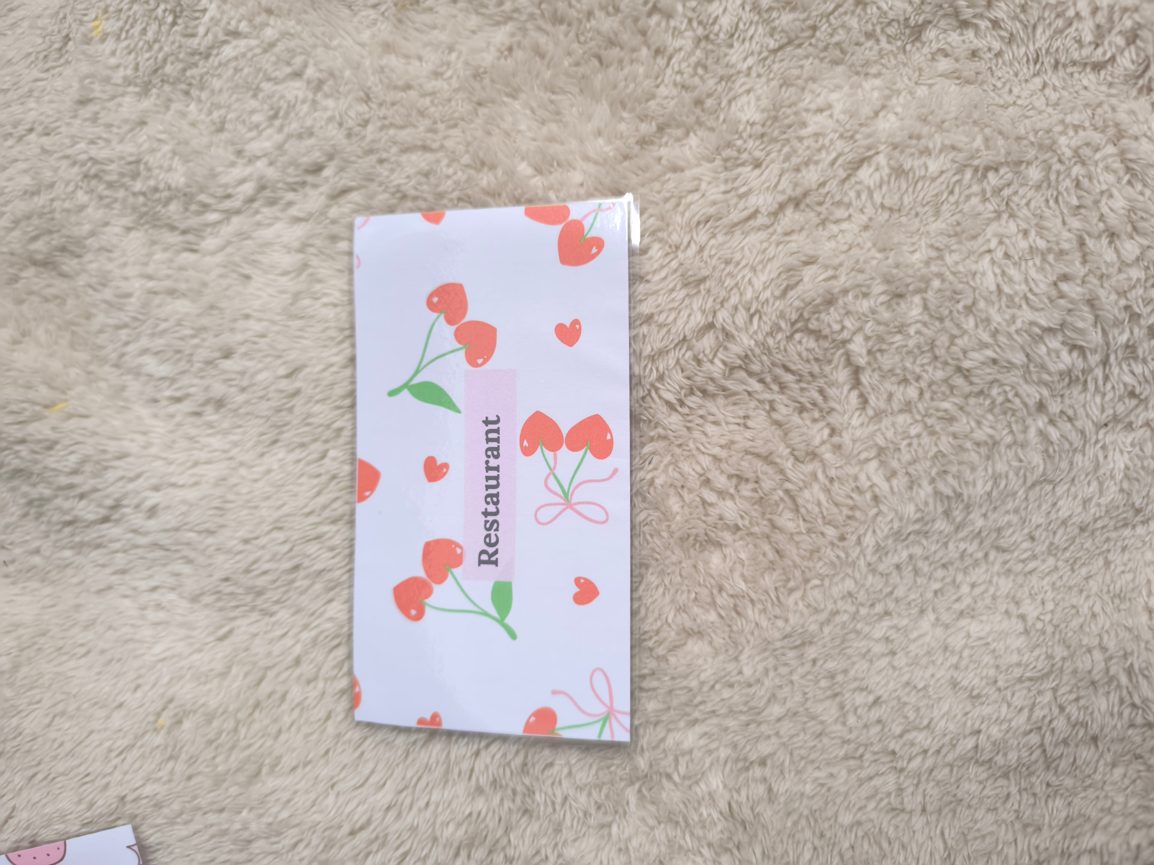 Fiches catégories enveloppes budget (fruits)