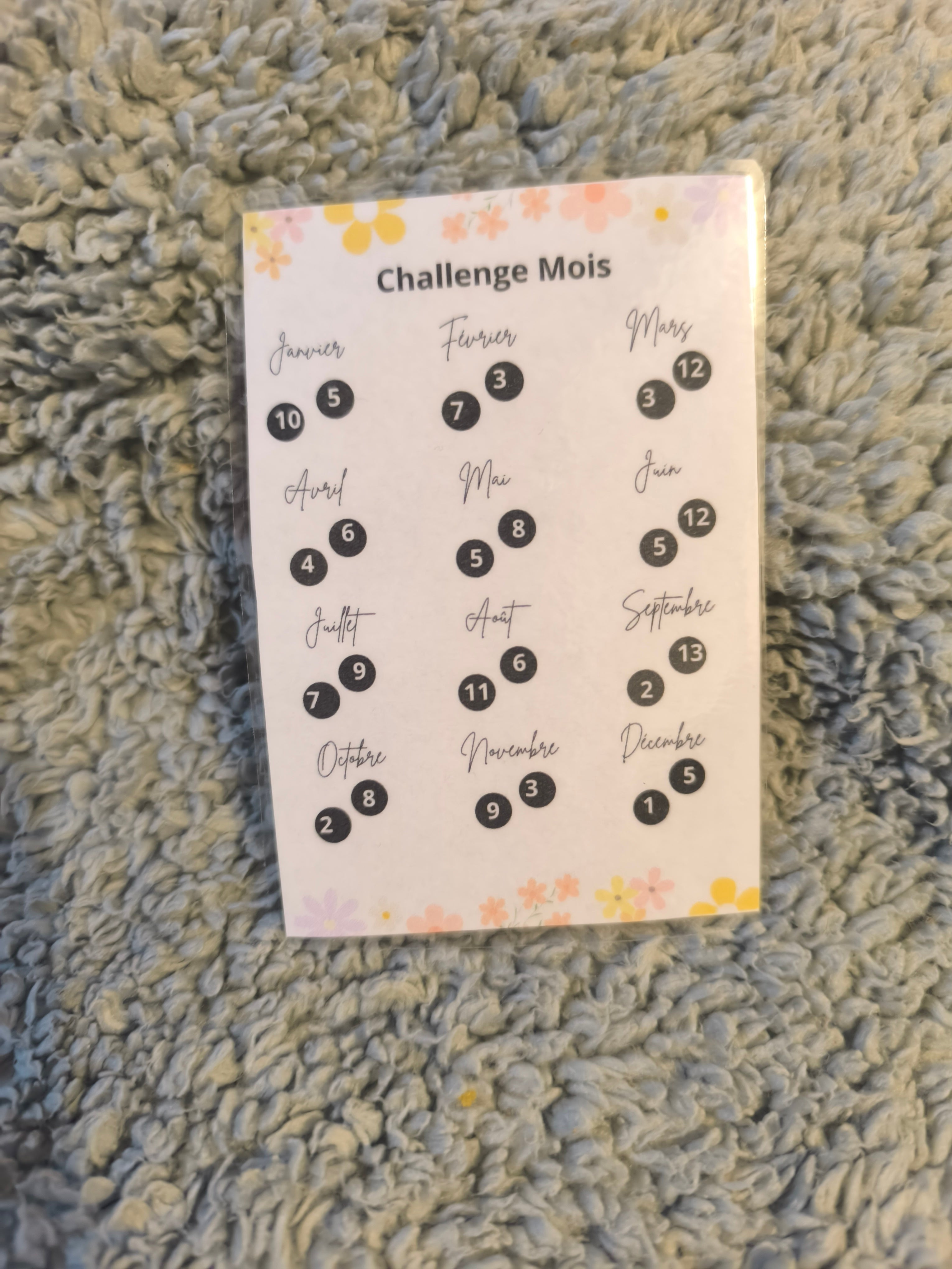 Challenge épargne 156€