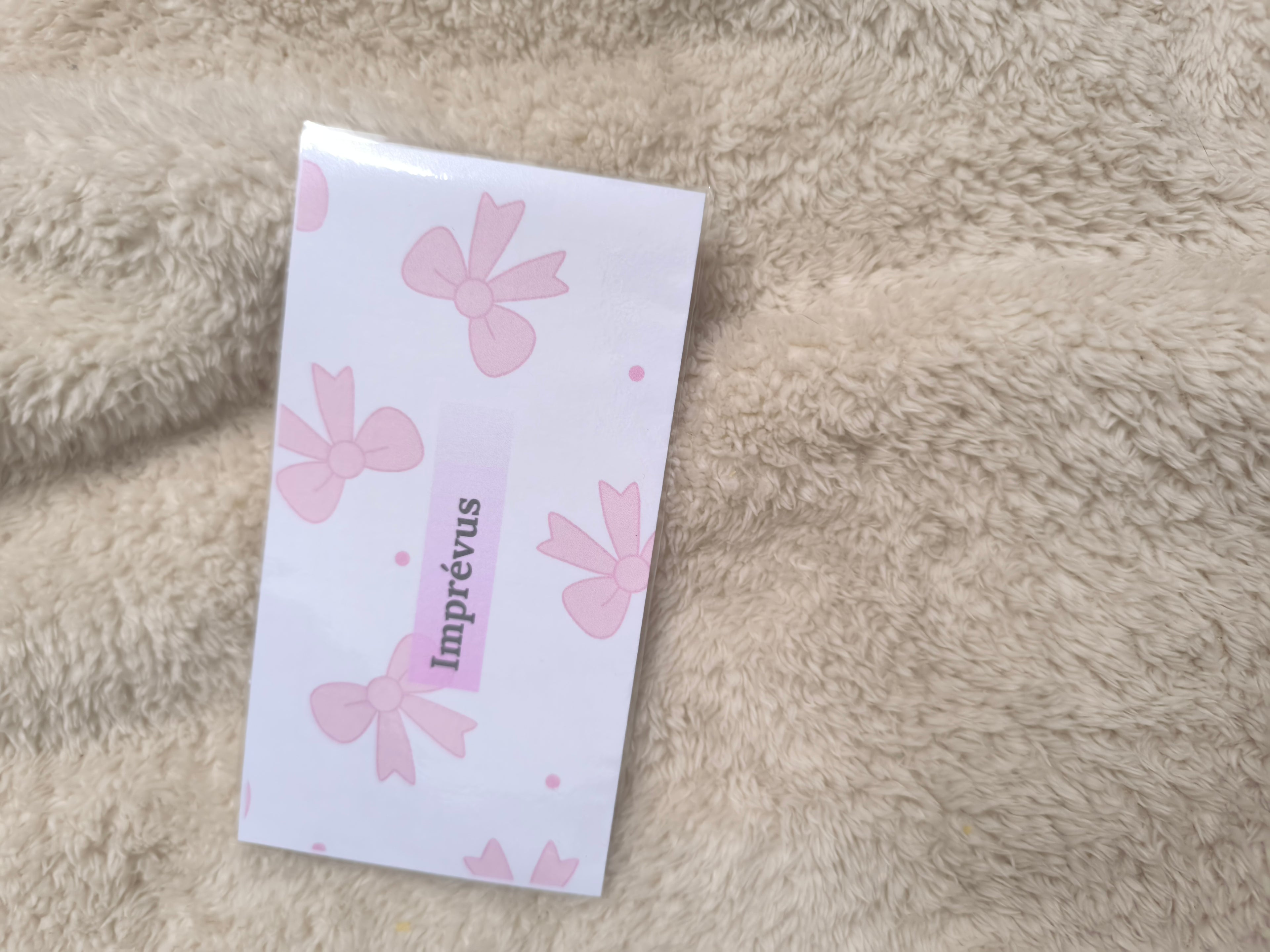Fiches catégories enveloppes budget (girly)