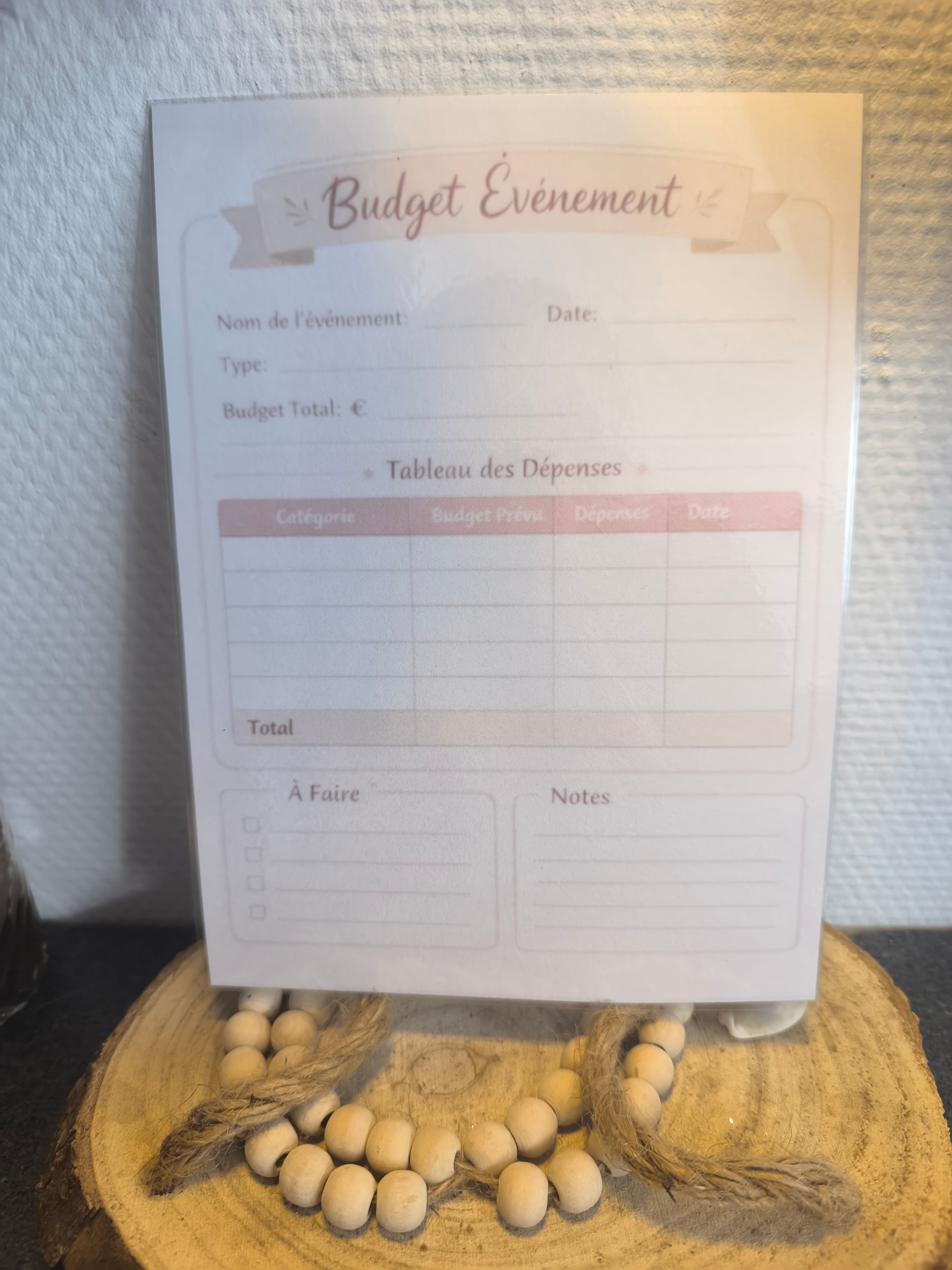 🎉 Planner Budget Événement – Organisez sans dépasser votre budget