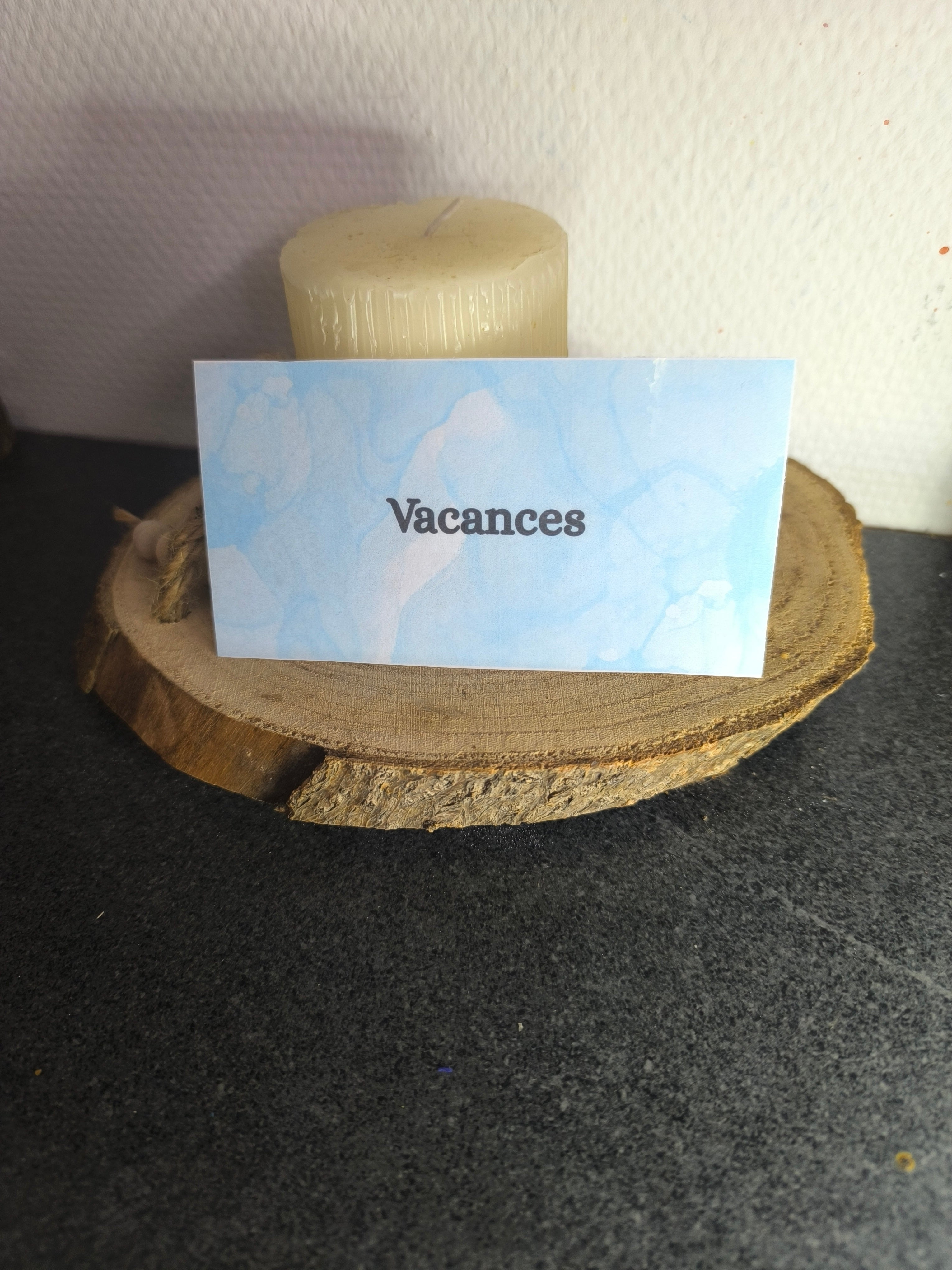 9 Fiches catégories - enveloppes budget (bleu)