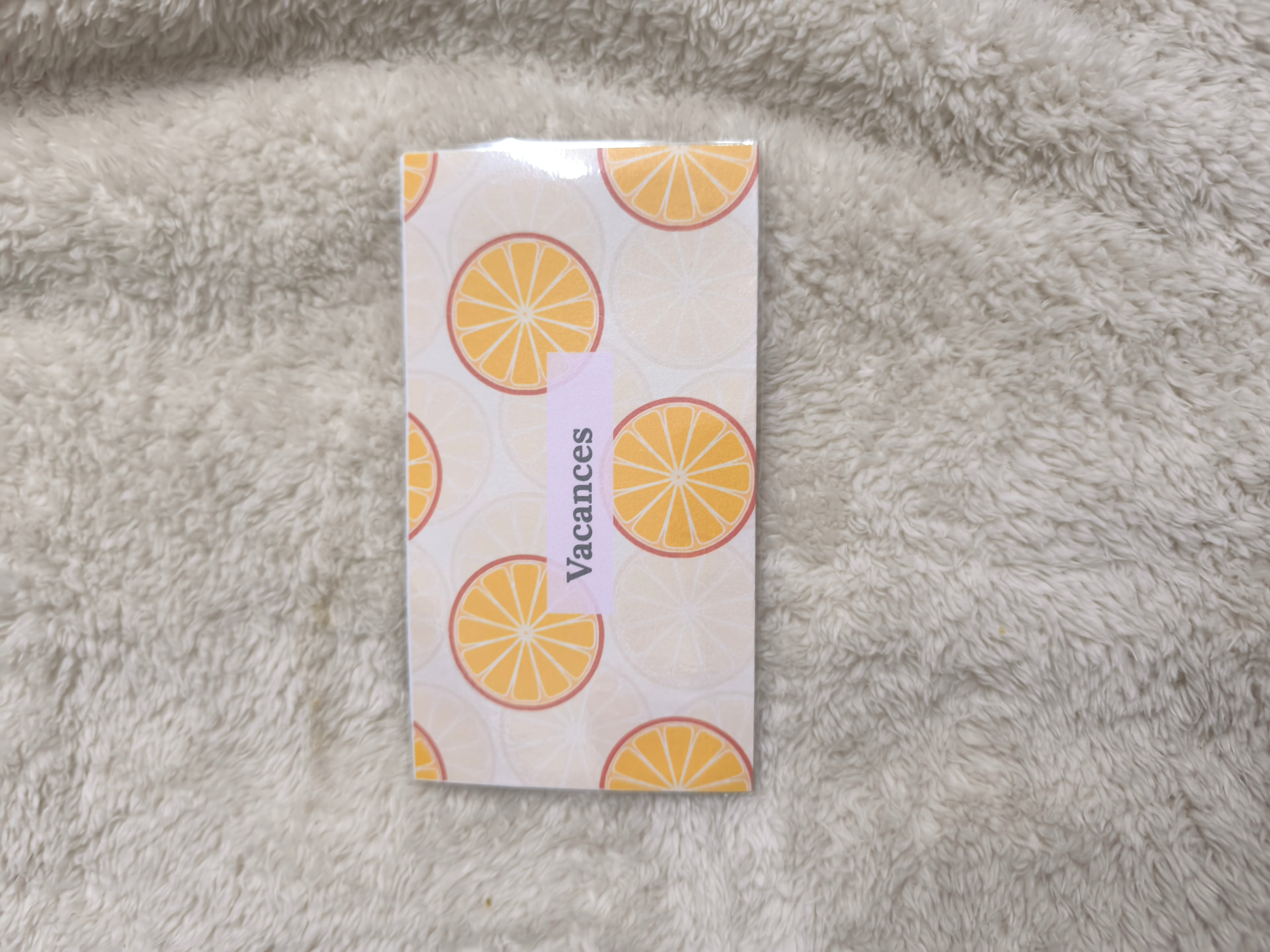 Fiches catégories enveloppes budget (fruits)