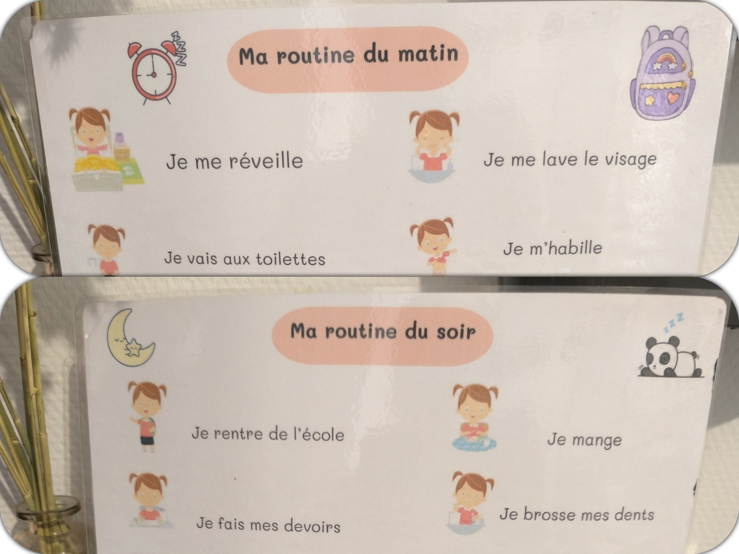 Fiche routine matin & soir