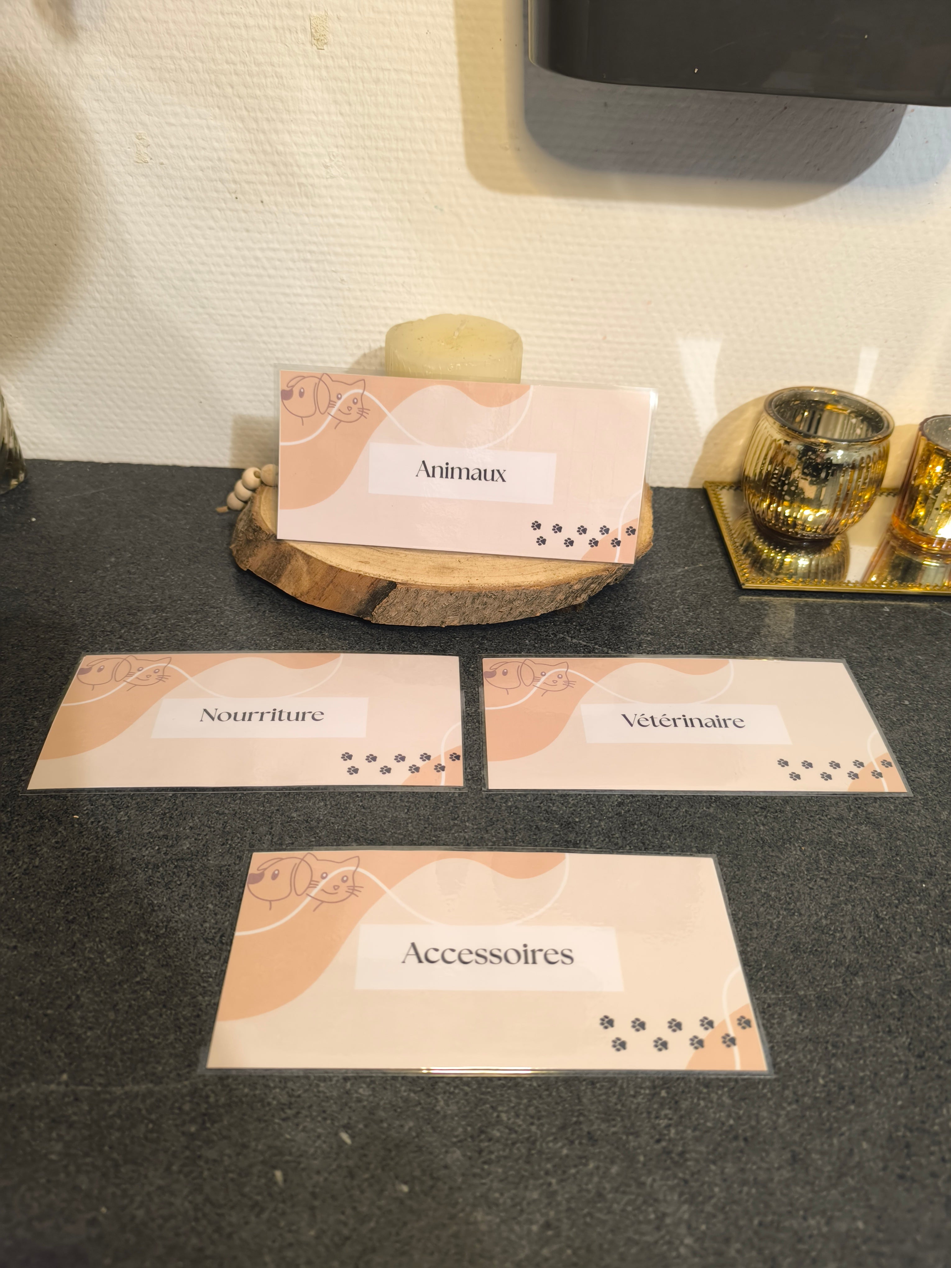 Fiches catégories animaux