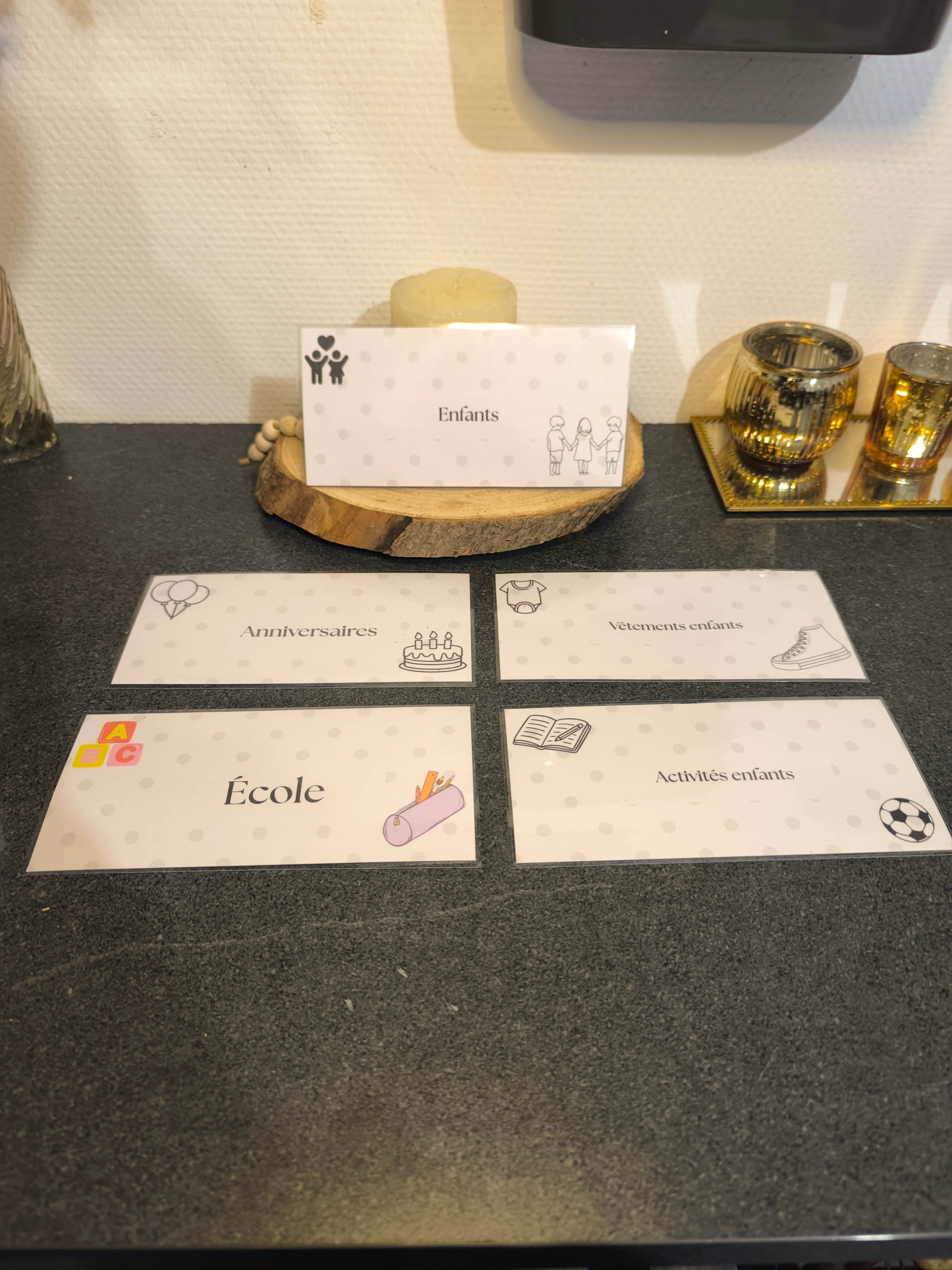 Fiches catégories Enfants