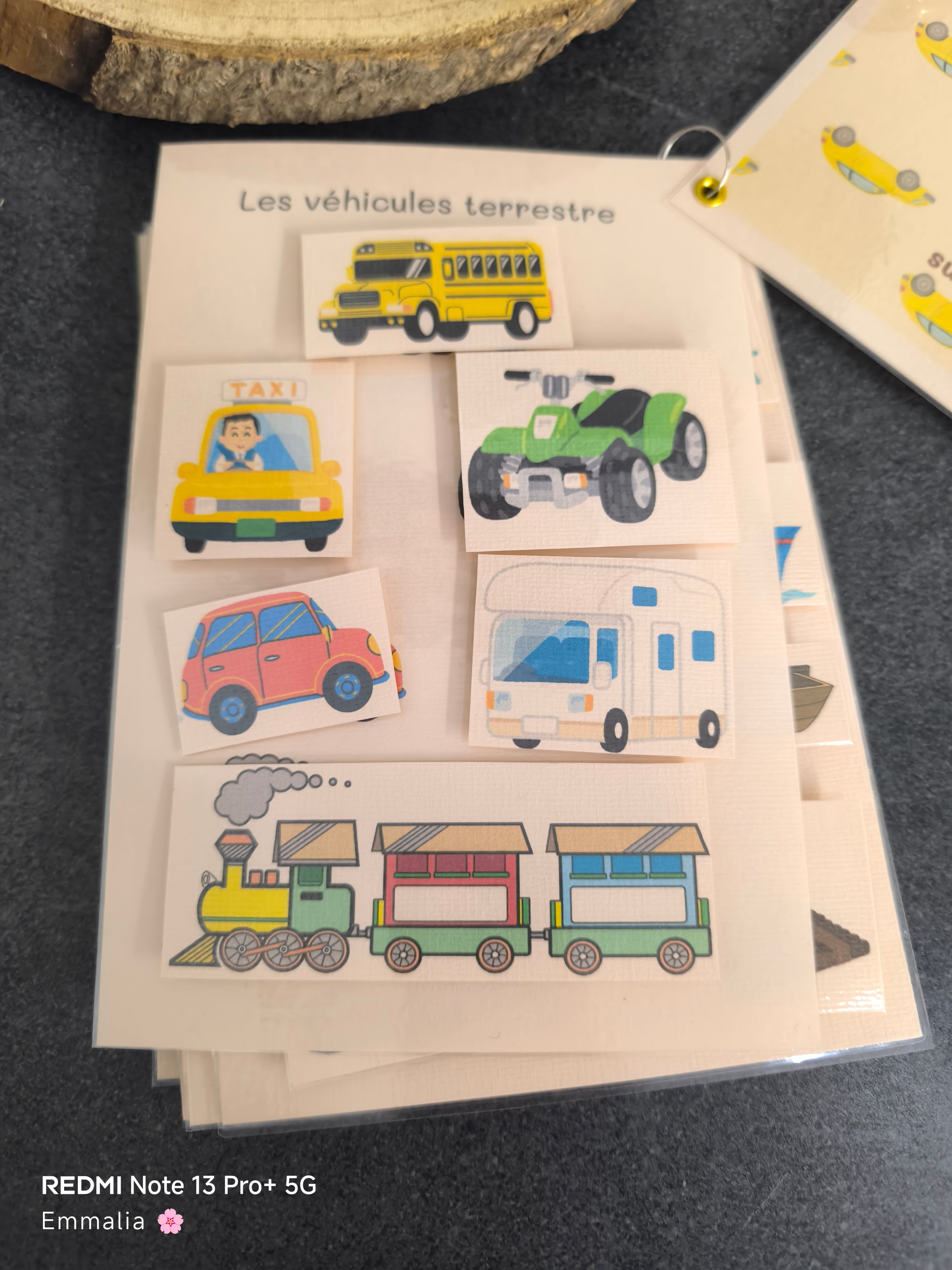 🚗 Mon livret d'activité sur les Véhicules🚗