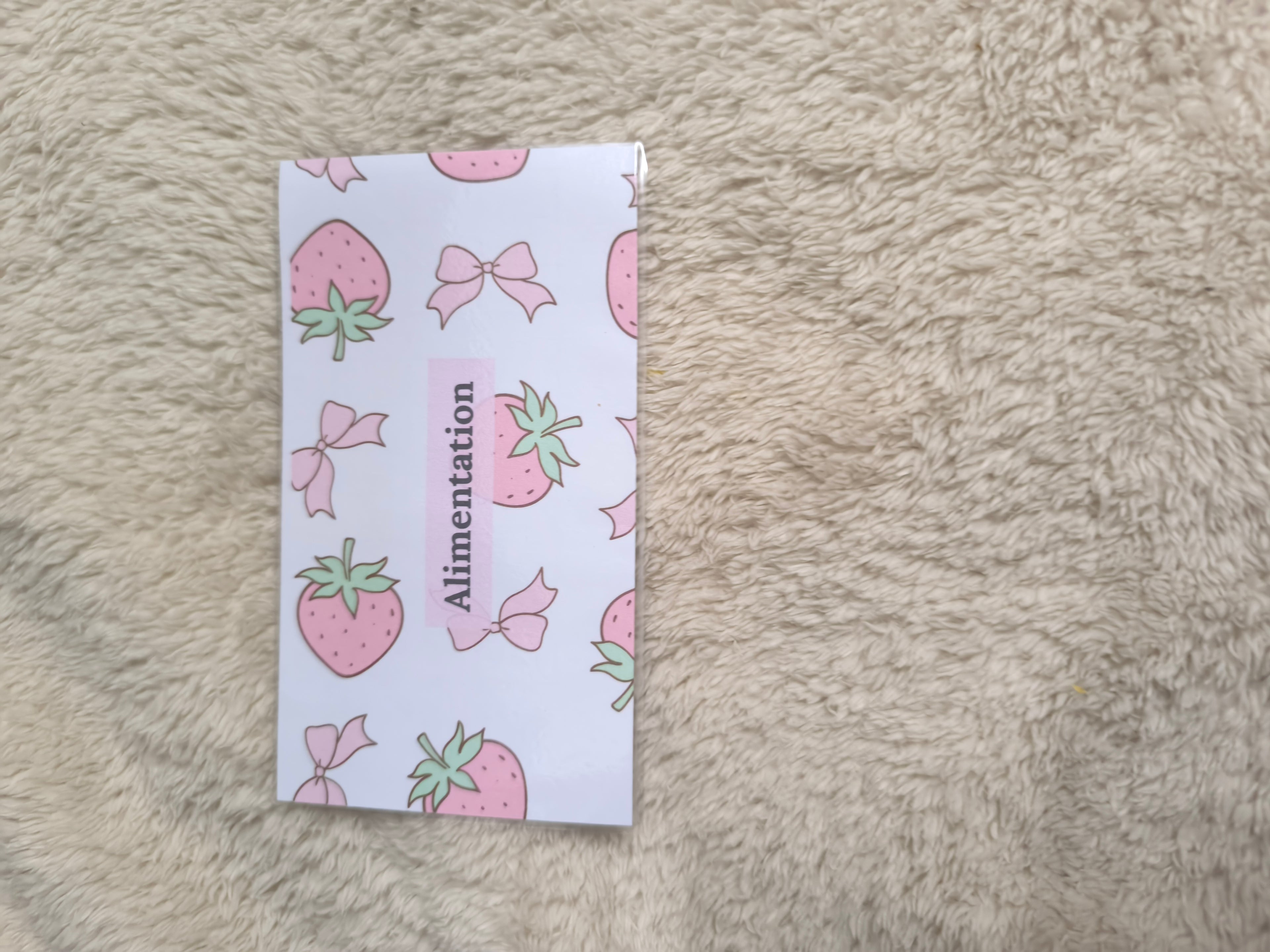 Fiches catégories enveloppes budget (fruits)