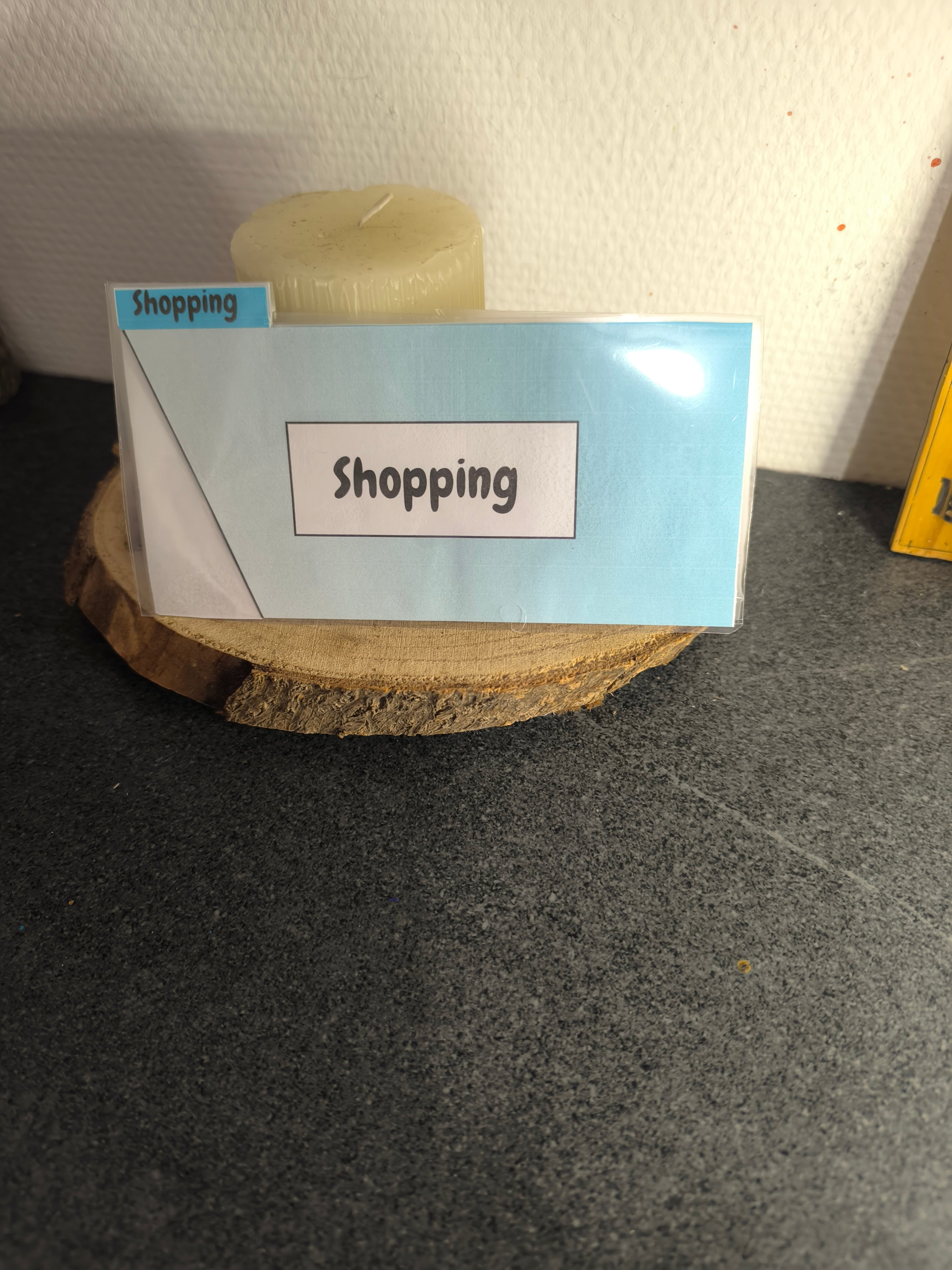 6 Fiches catégorie portefeuille (couleur unis)