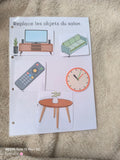 Replace les objets (salon)