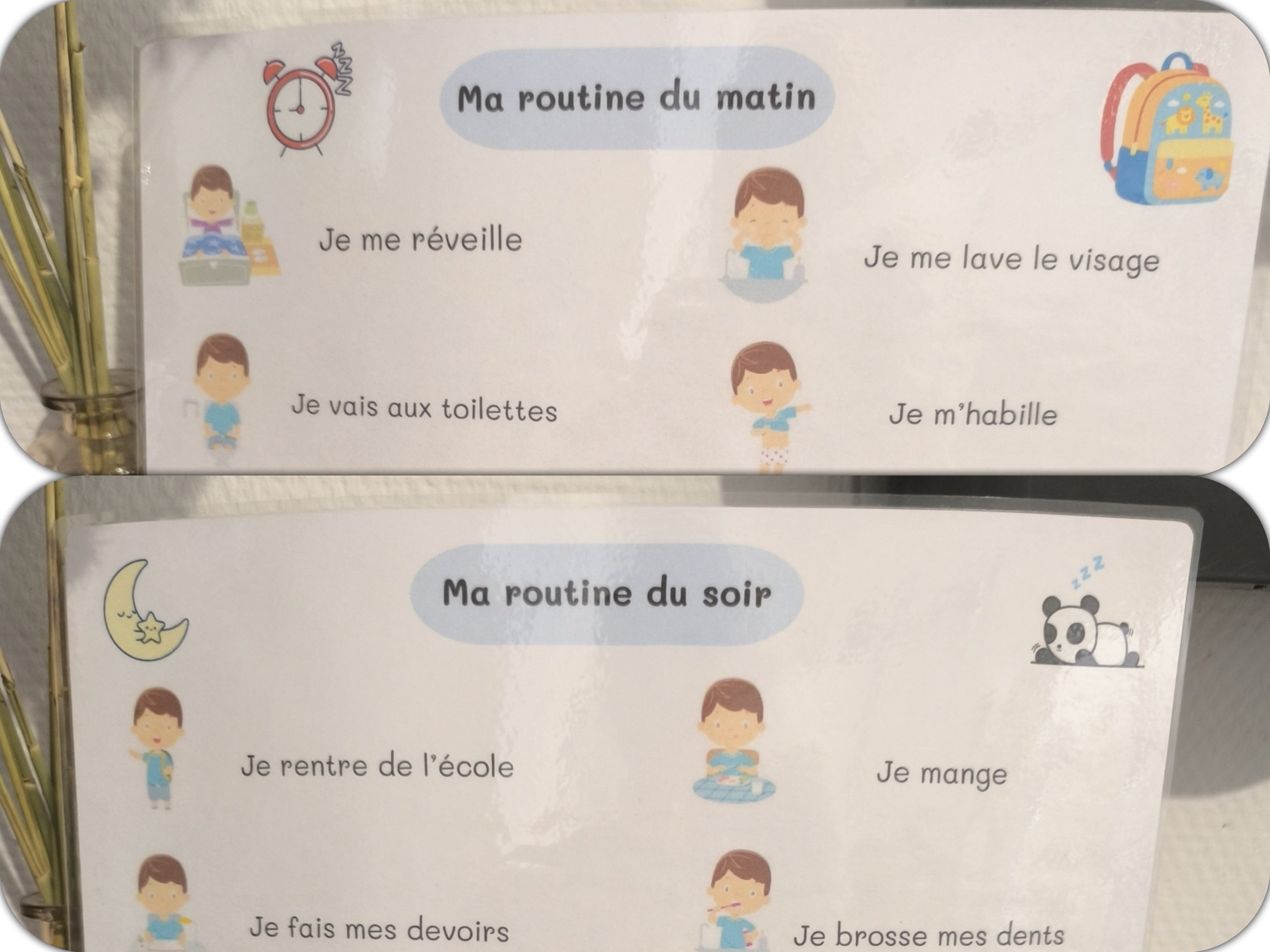 Fiche routine matin & soir