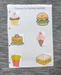 Trouve la bonne moitié (aliment)